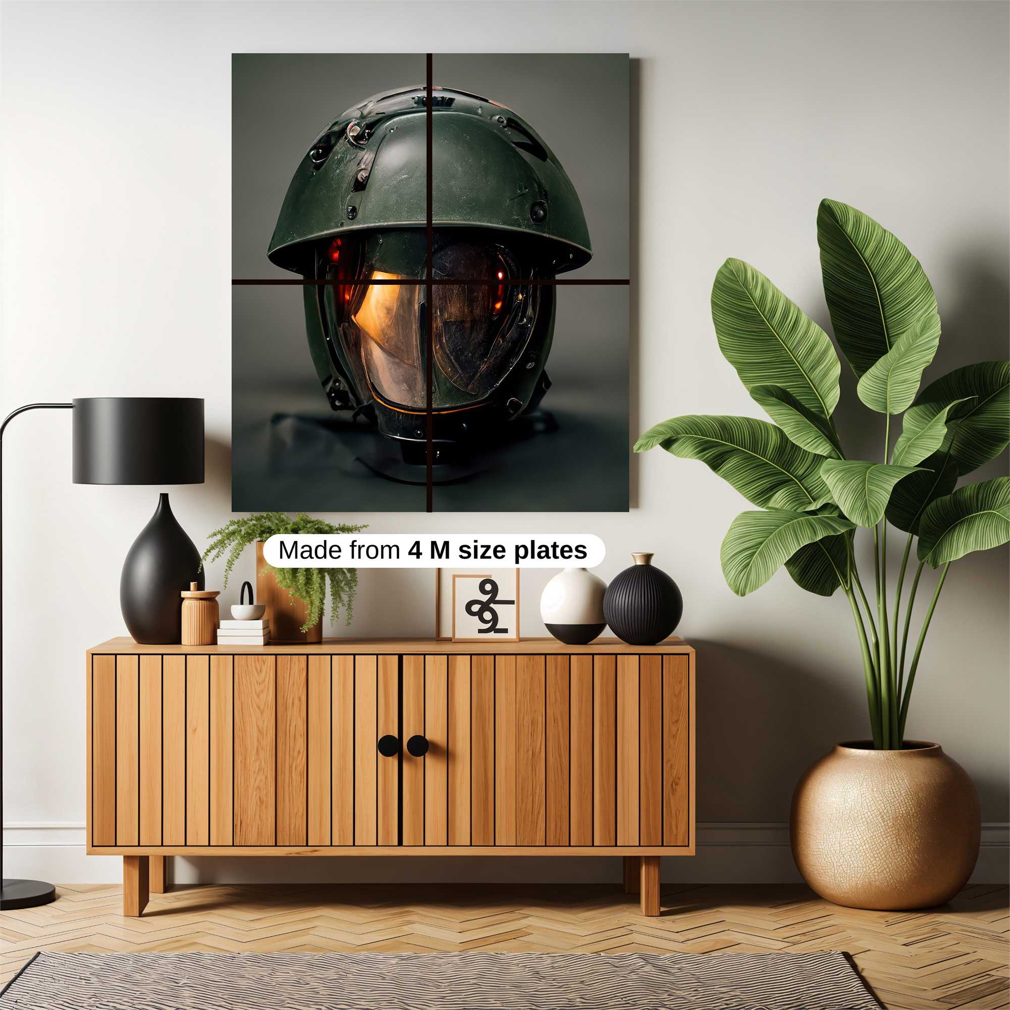 Helmet Gloom Safe Wall Magnetic / M