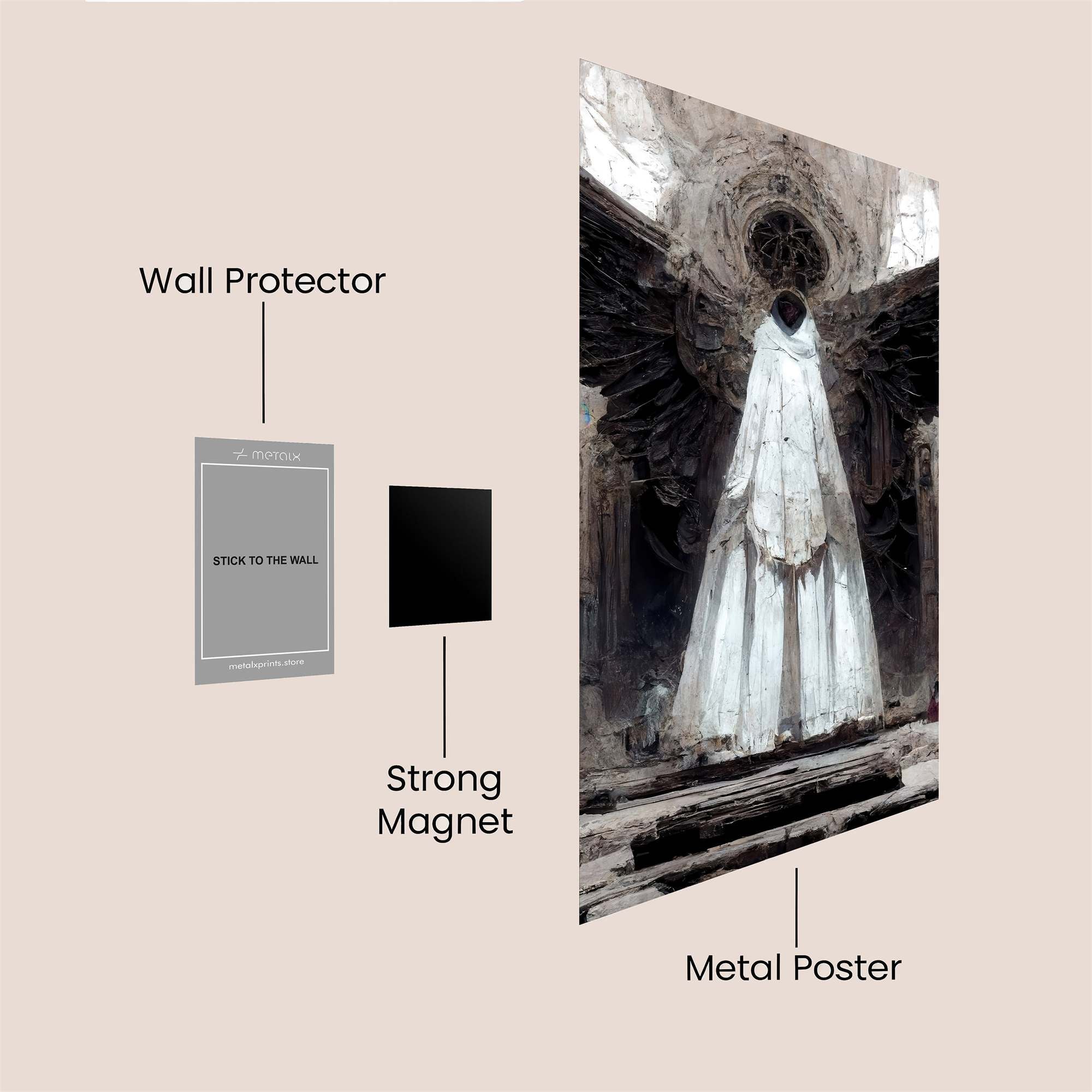 Angel Desolation Safe Wall Magnetic / M