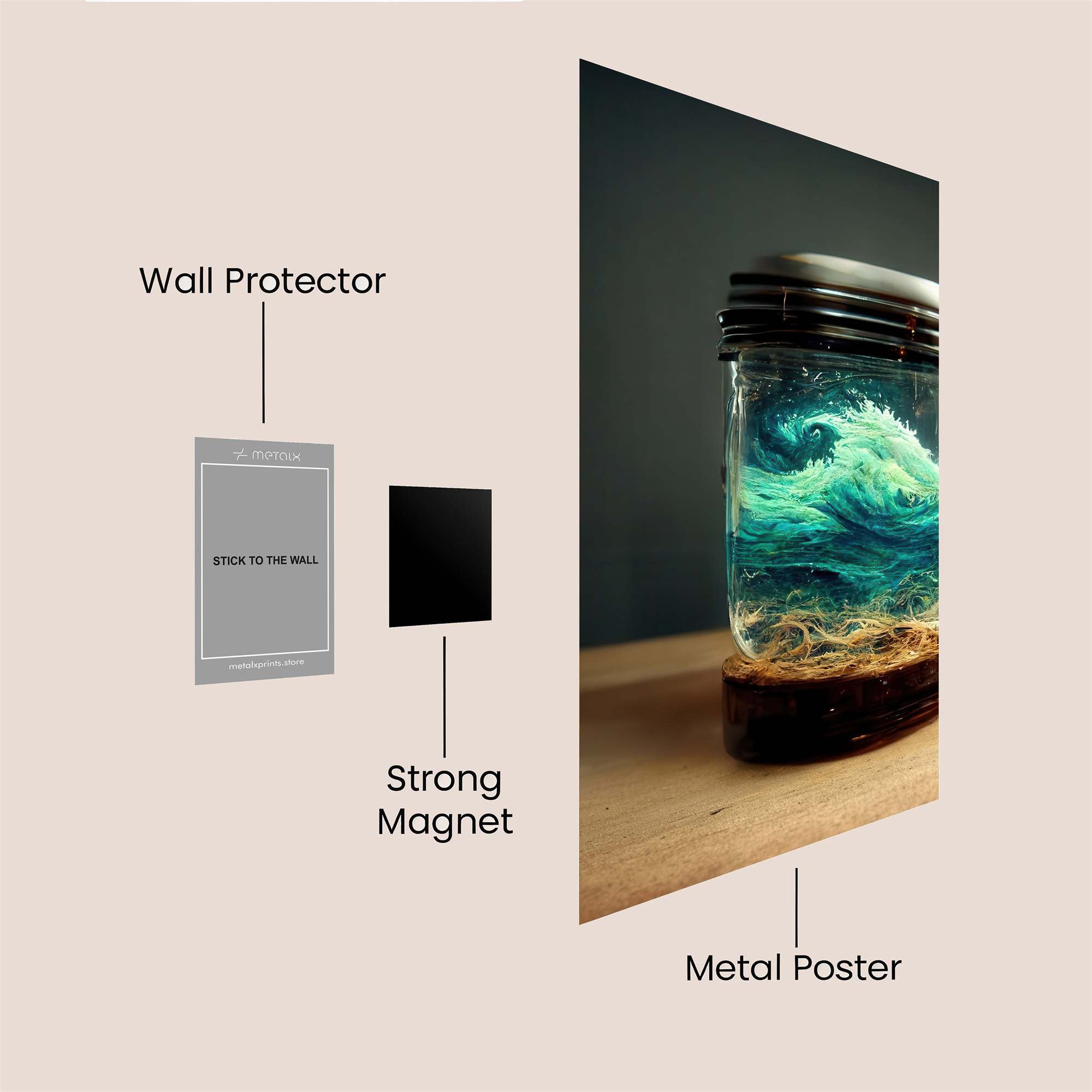 Oceanic Dream Safe Wall Magnetic / M
