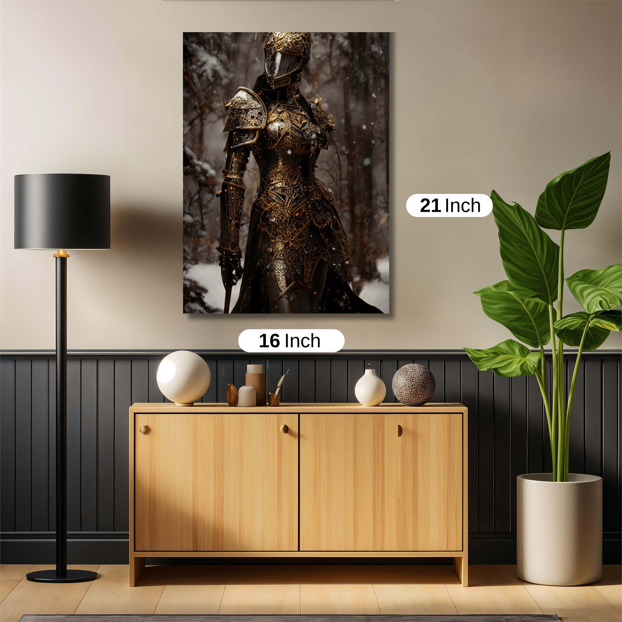 Knightly Solitude Safe Wall Magnetic / M