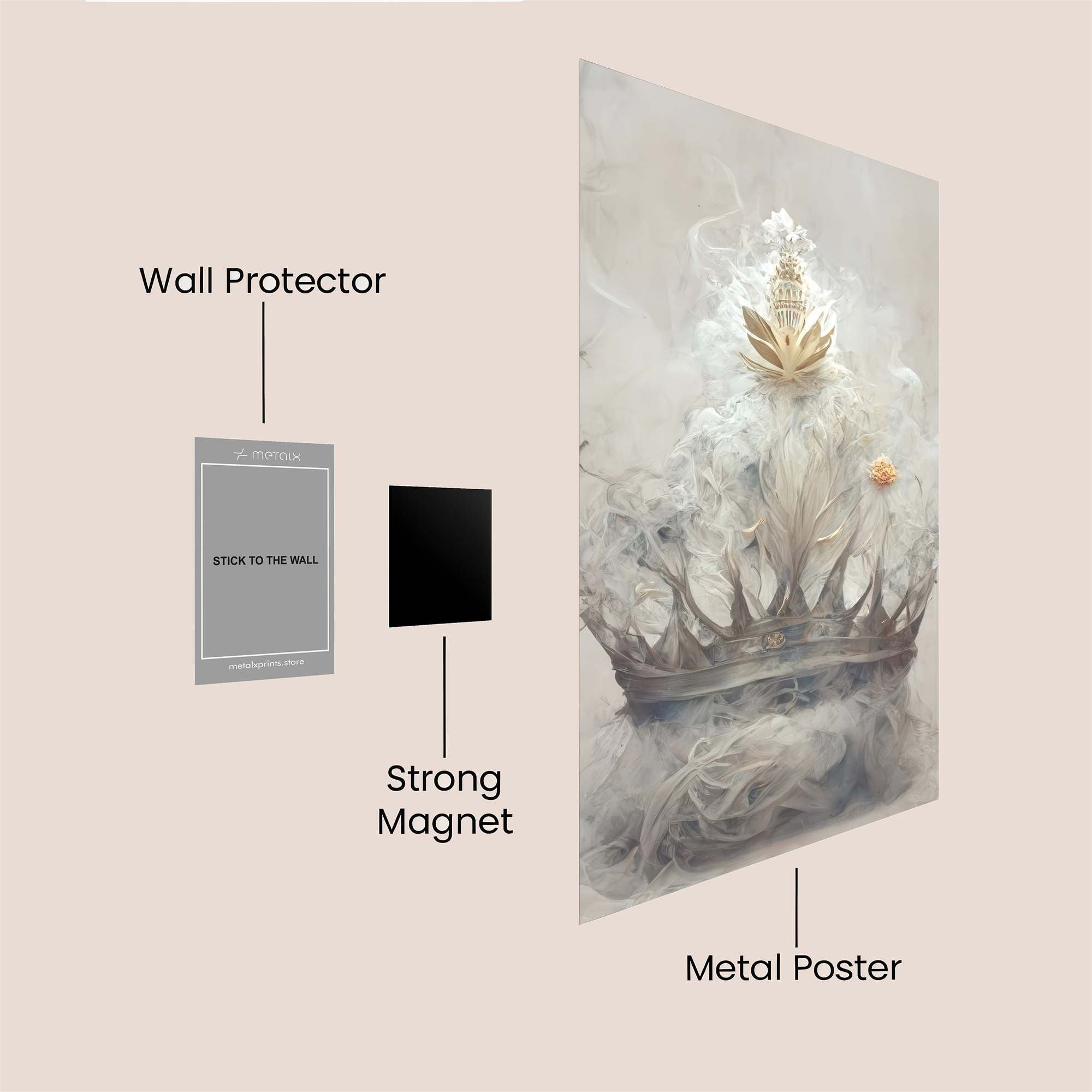 Crown Serenity Safe Wall Magnetic / M