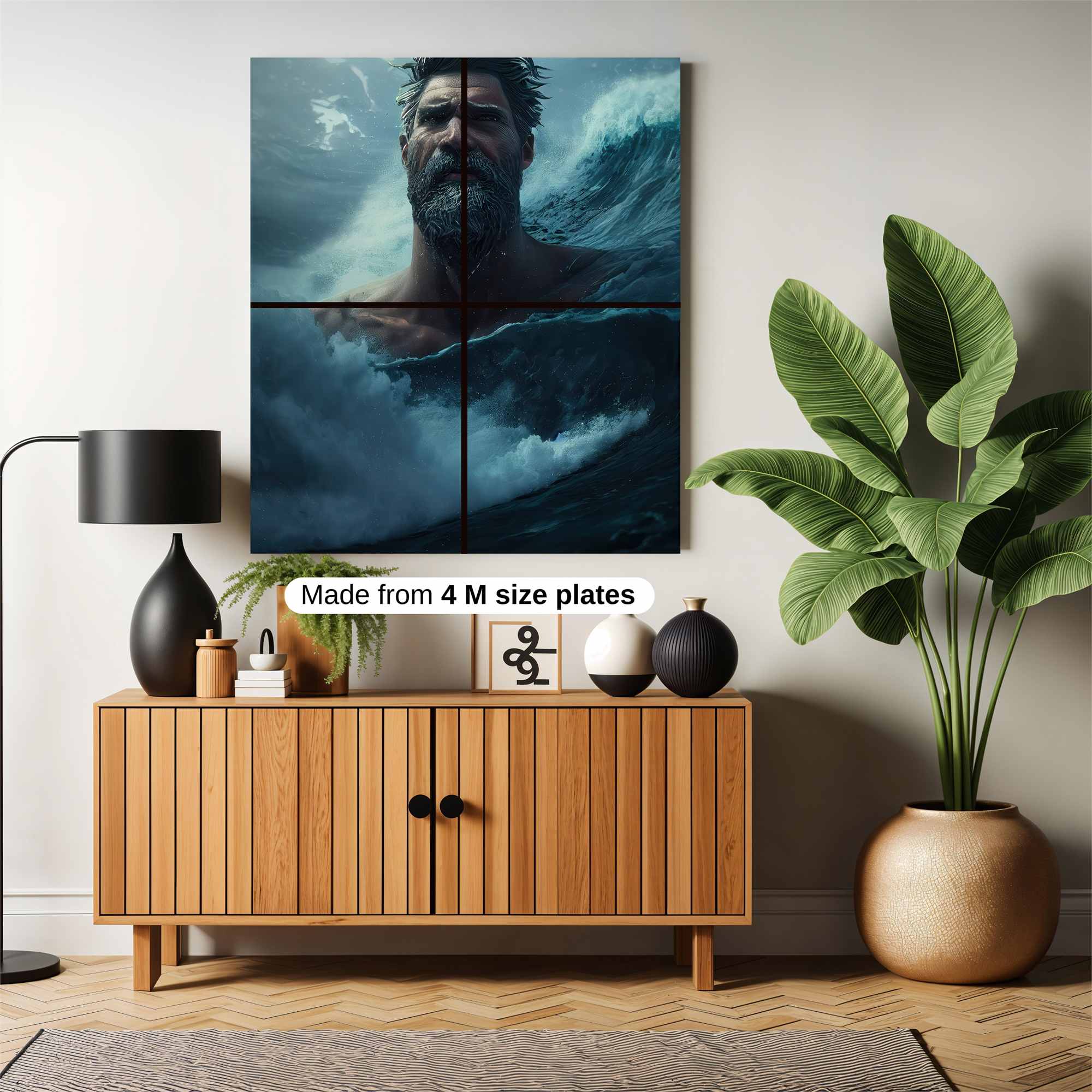 Poseidon Enraged Safe Wall Magnetic / M