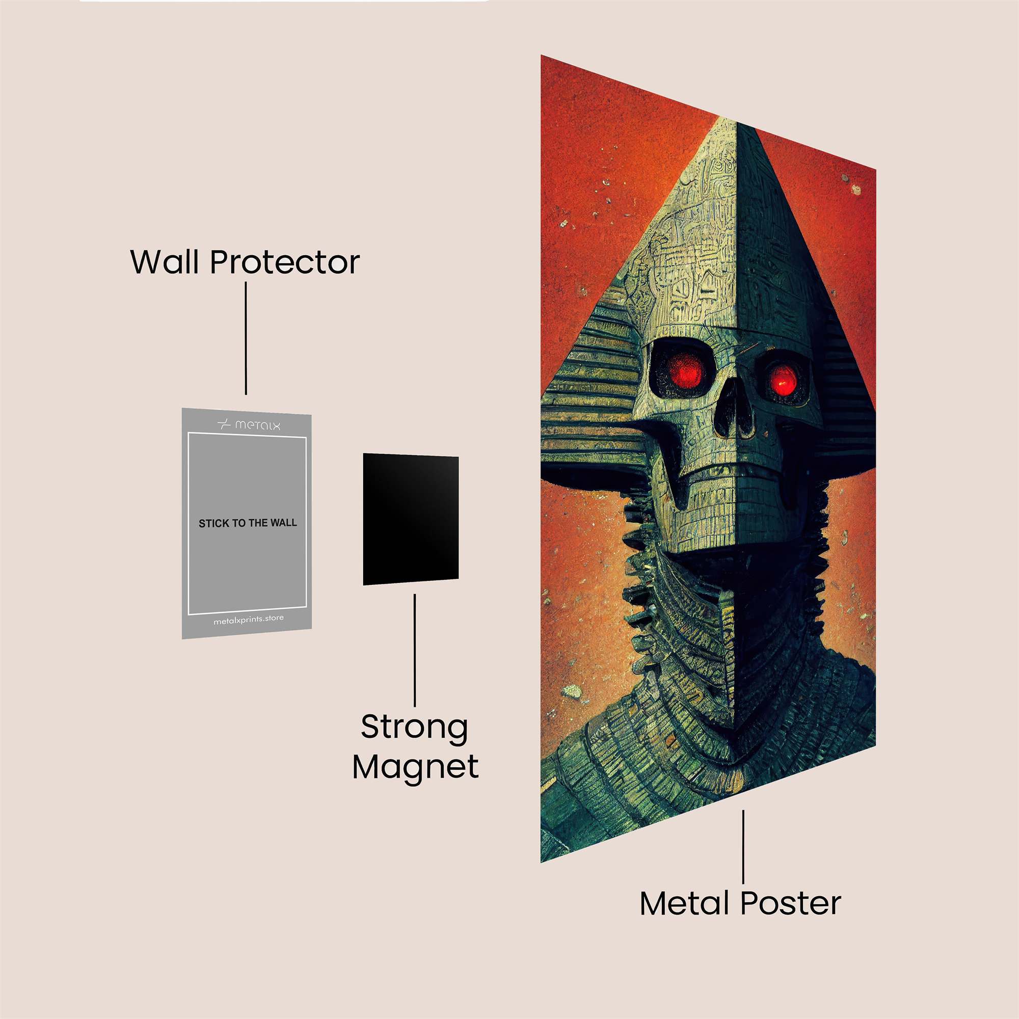 Pharaoh Dread Safe Wall Magnetic / M