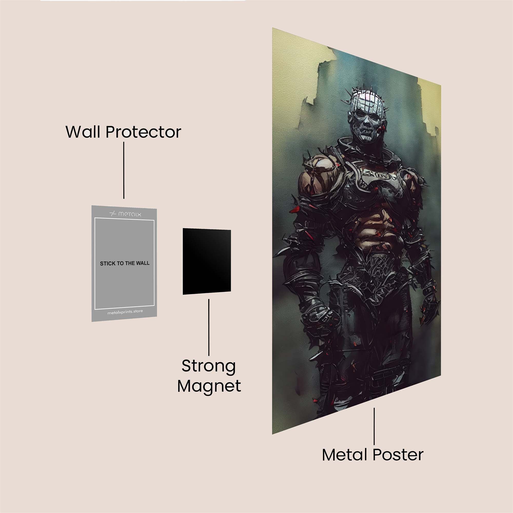 Pinhead Tormented Safe Wall Magnetic / M