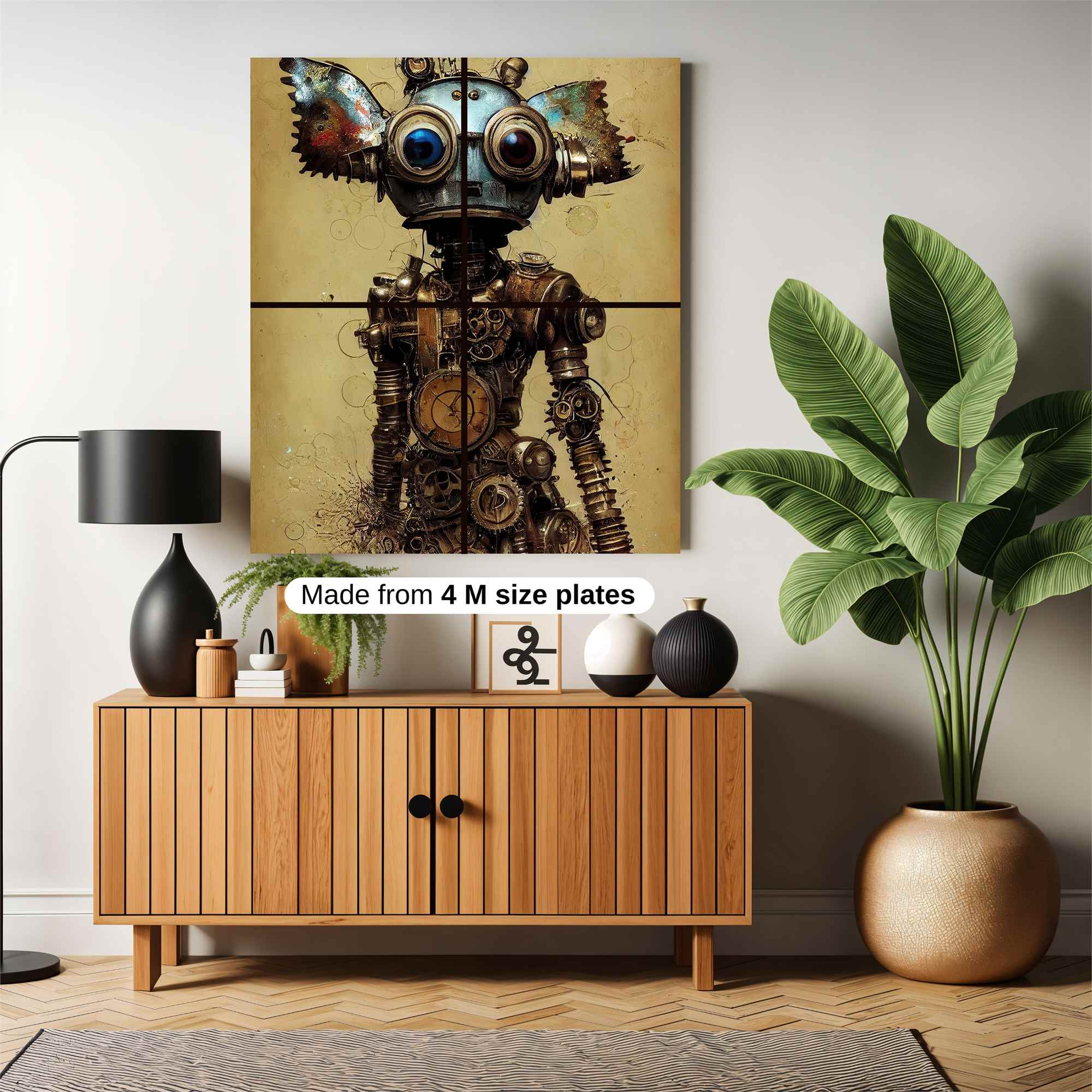Robot Whimsy Safe Wall Magnetic / M