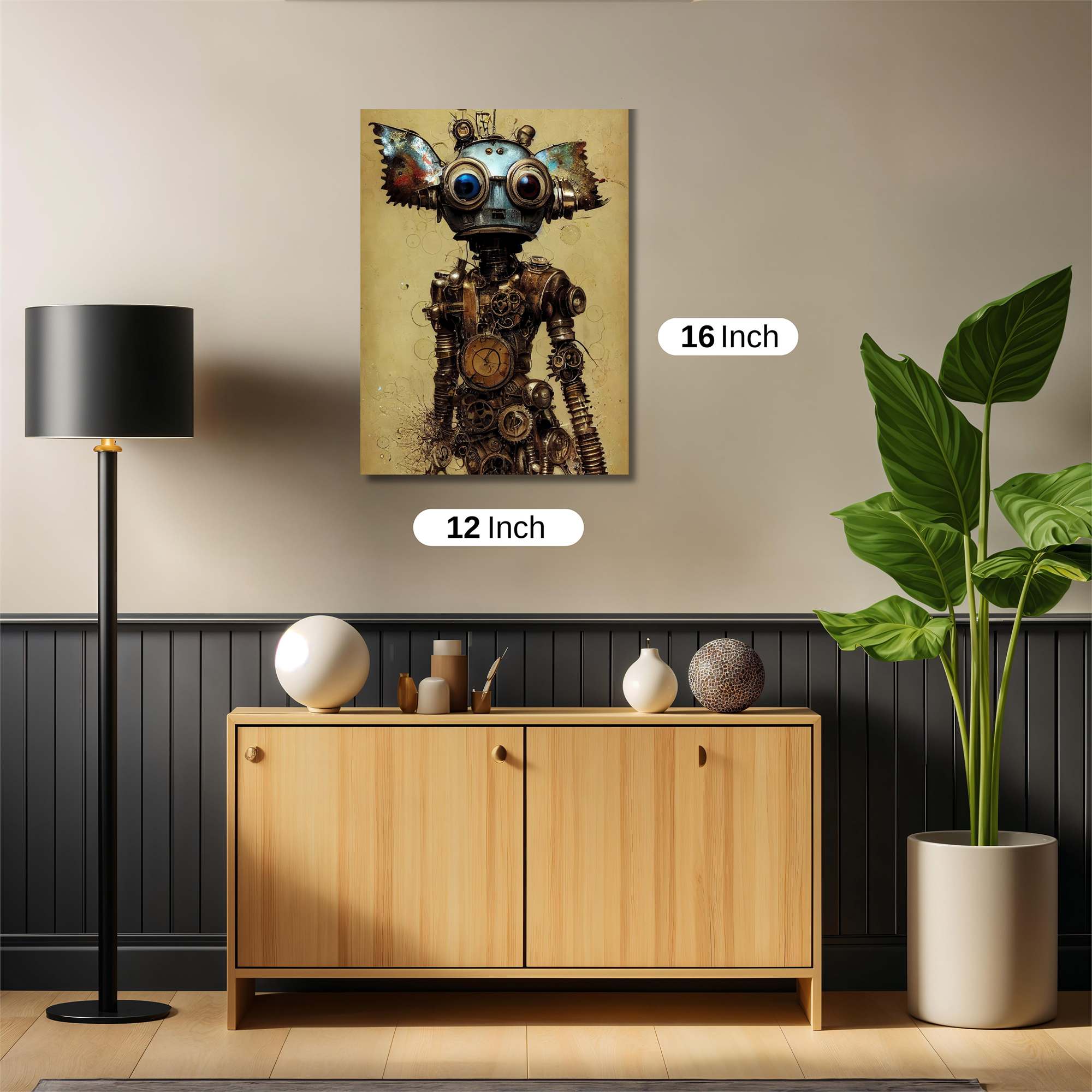 Robot Whimsy Safe Wall Magnetic / M