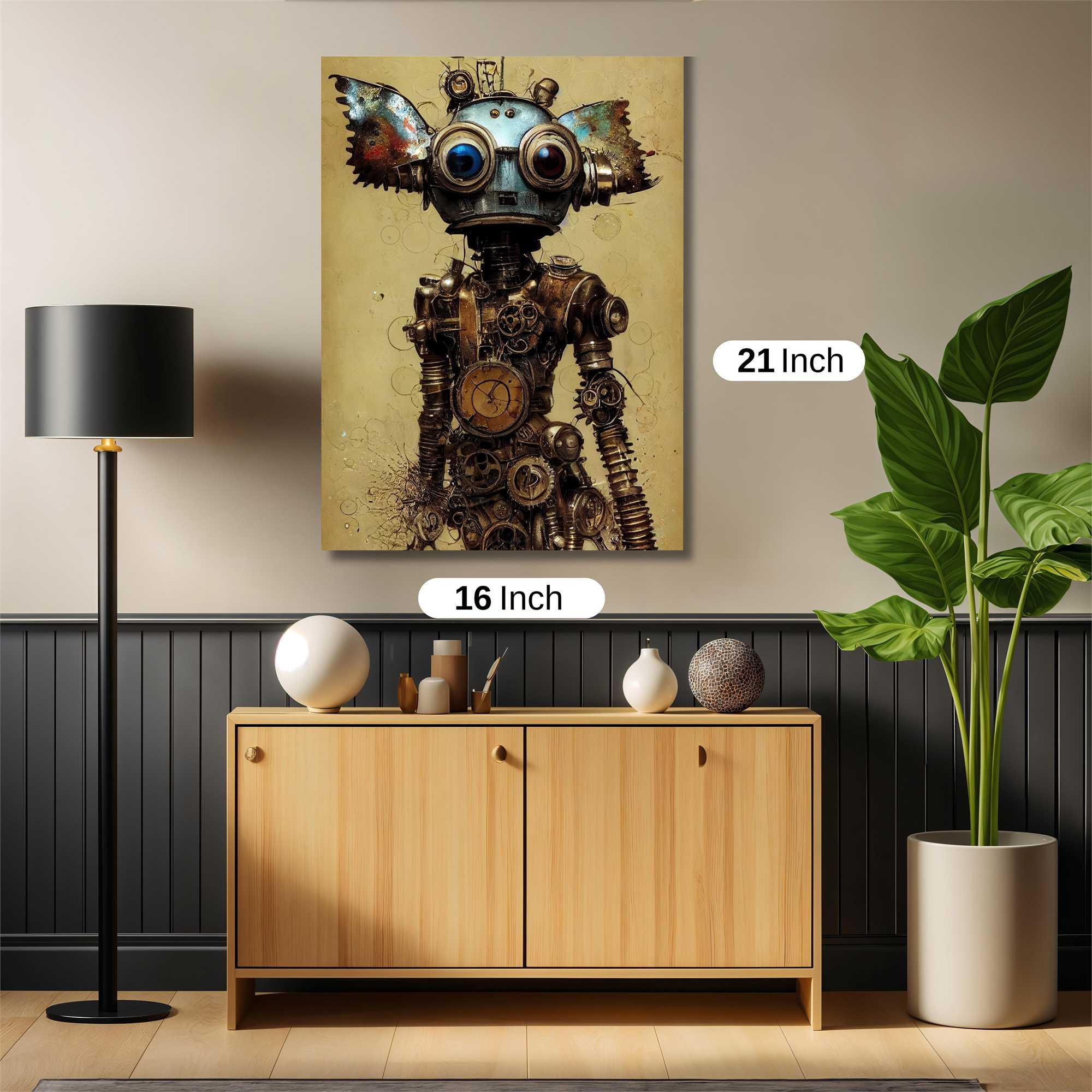 Robot Whimsy Safe Wall Magnetic / M