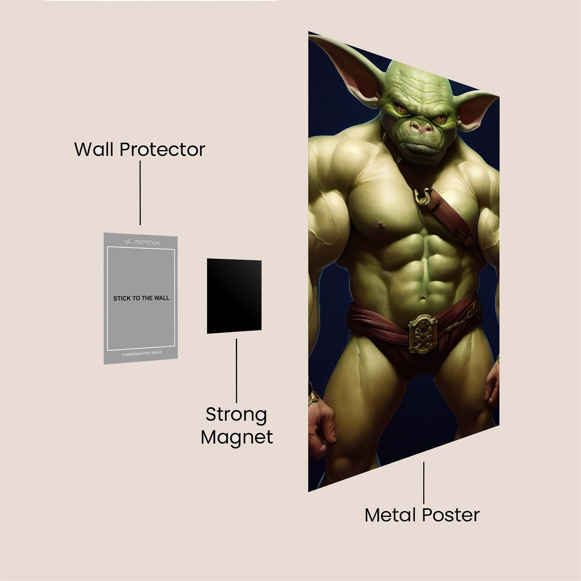 Groot Rage Safe Wall Magnetic / M