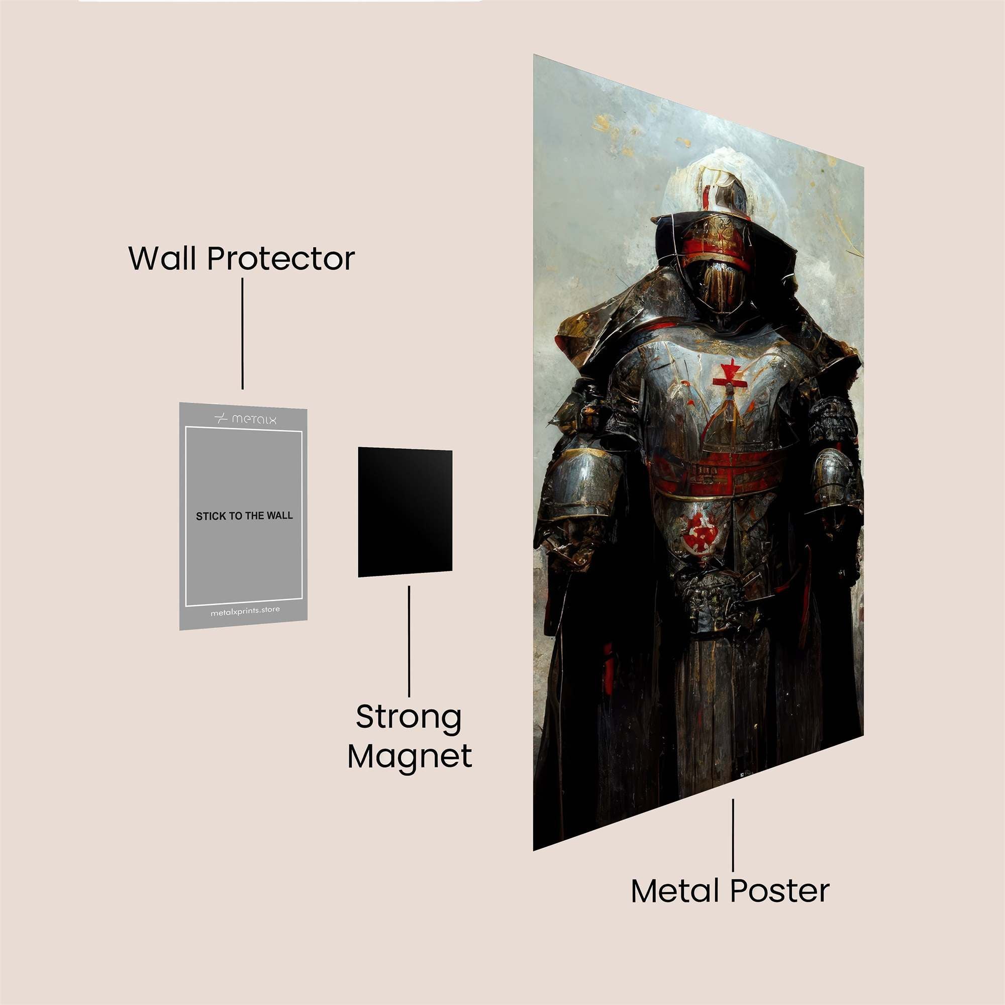 Templar Gloom Safe Wall Magnetic / M