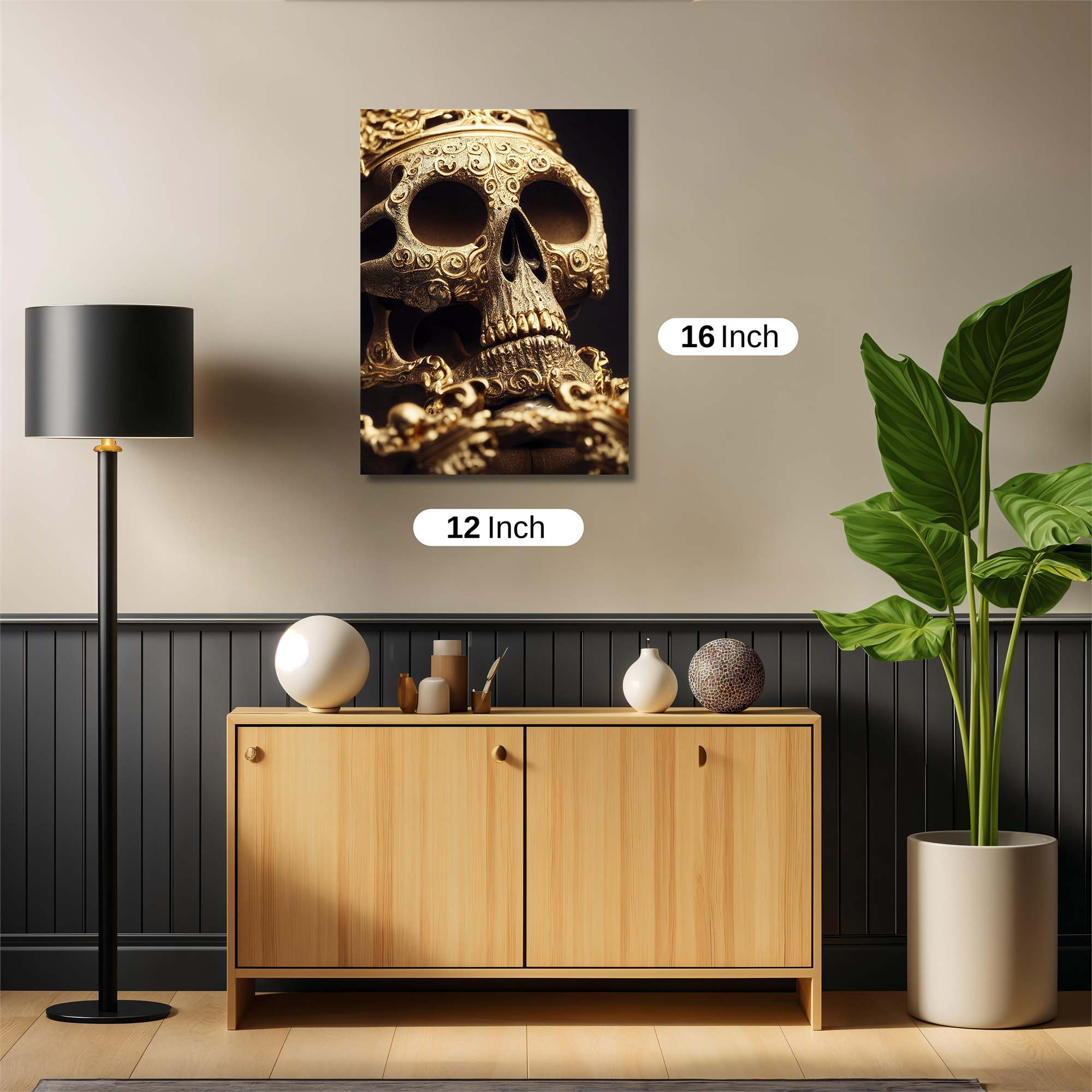 Golden Macabre Safe Wall Magnetic / M