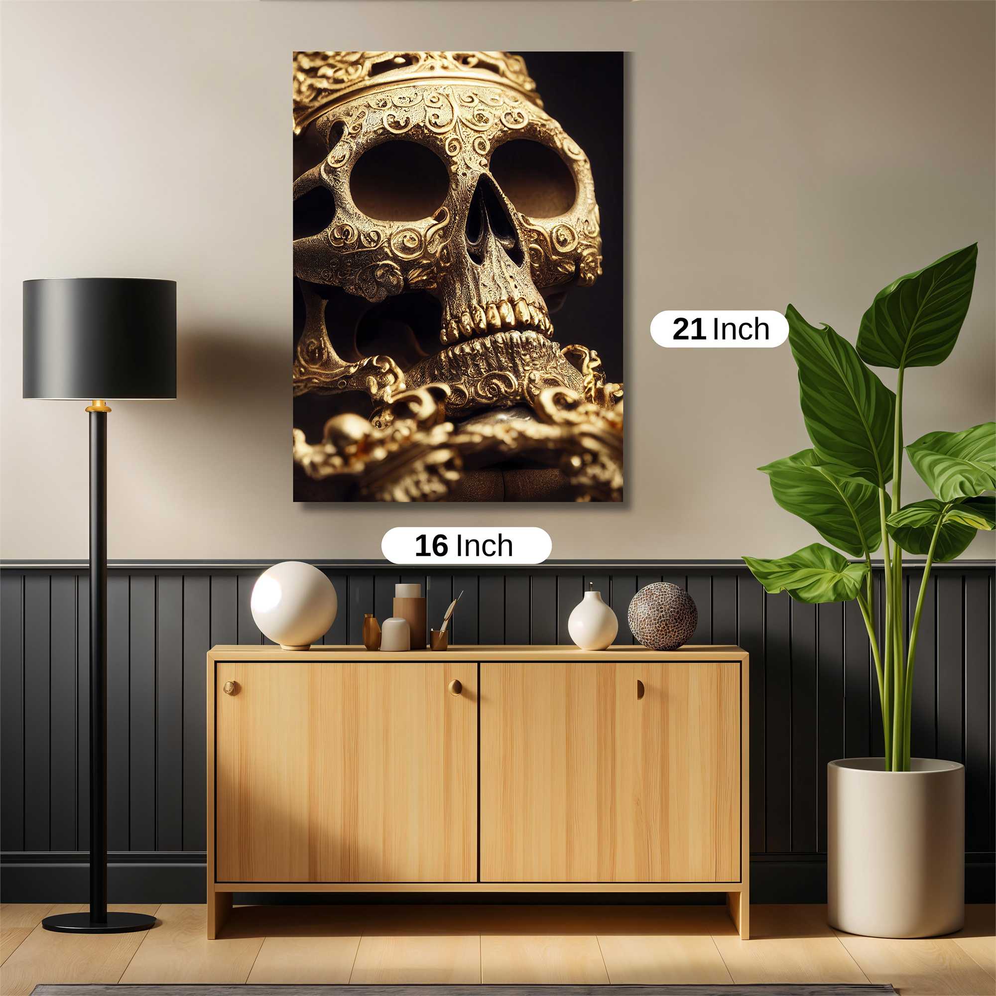 Golden Macabre Safe Wall Magnetic / M