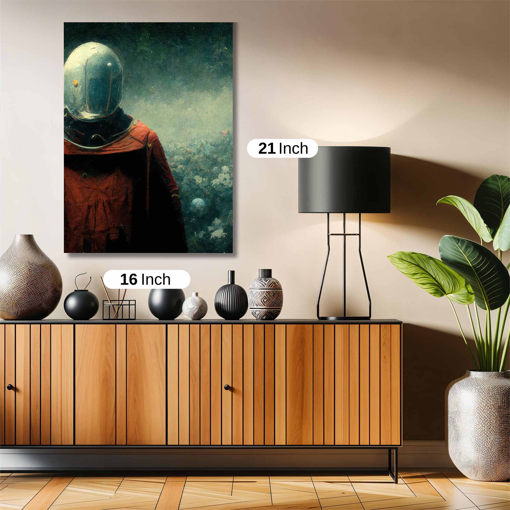 Astronaut Solitude Safe Wall Magnetic / M