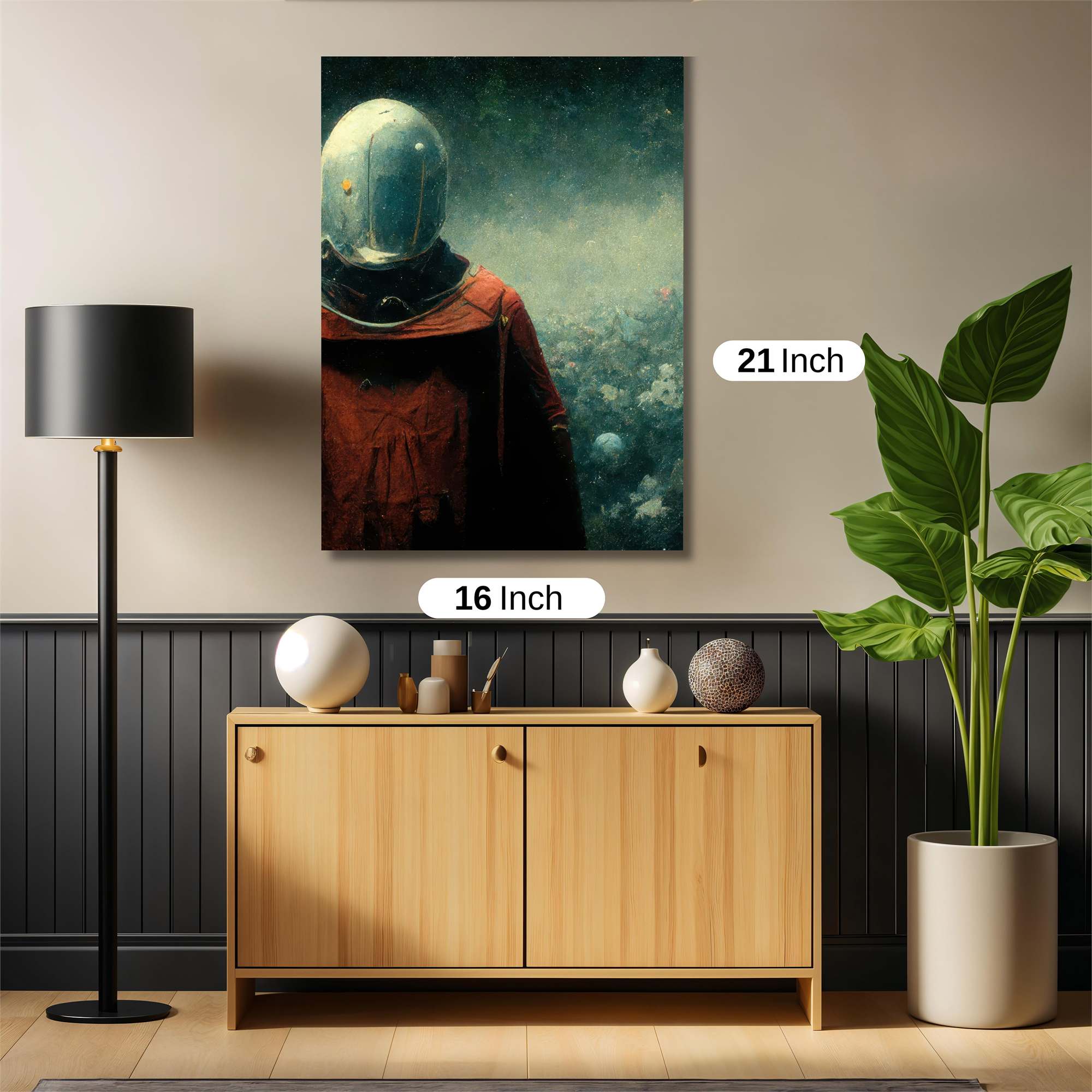 Astronaut Solitude Safe Wall Magnetic / M