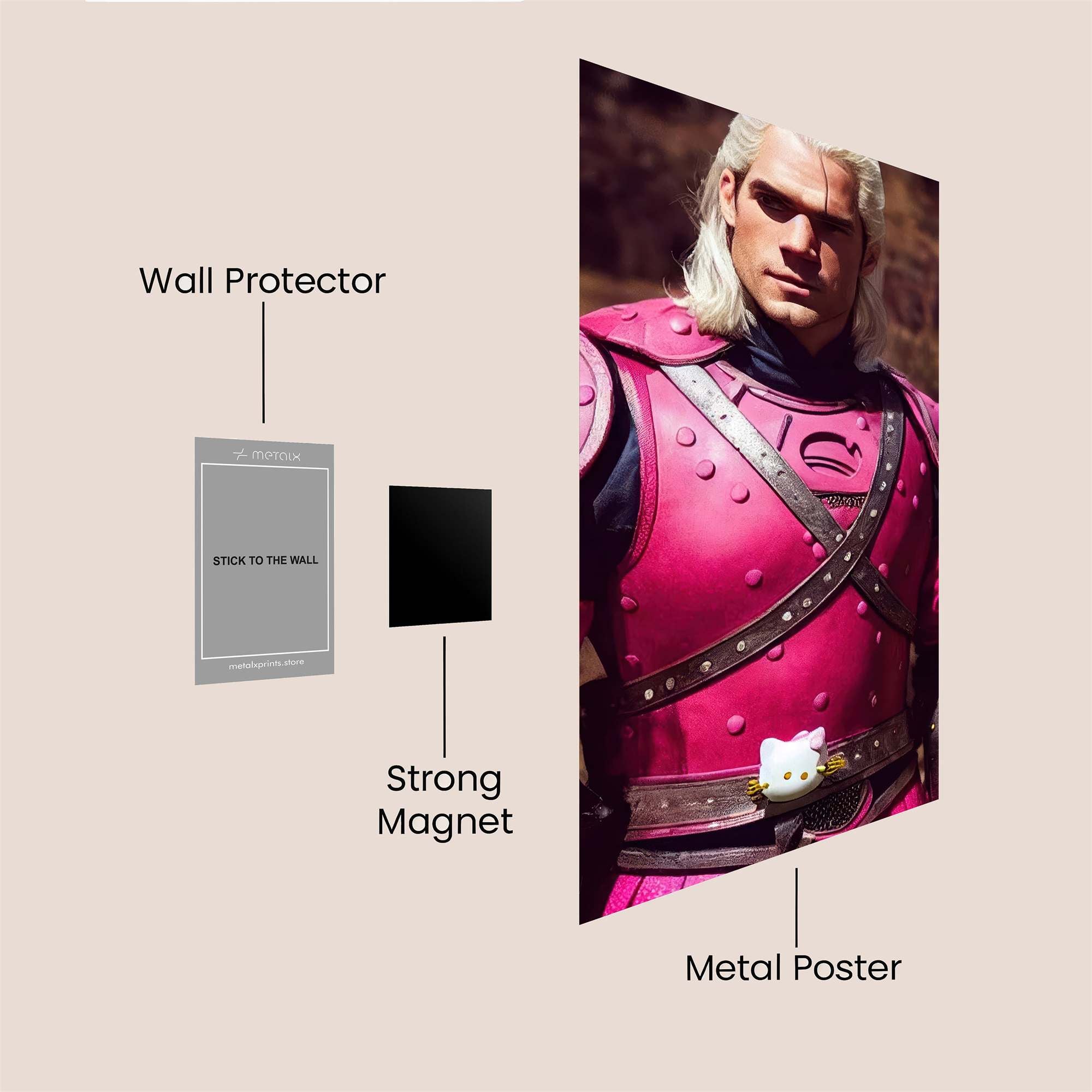 Warrior Whimsy Safe Wall Magnetic / M