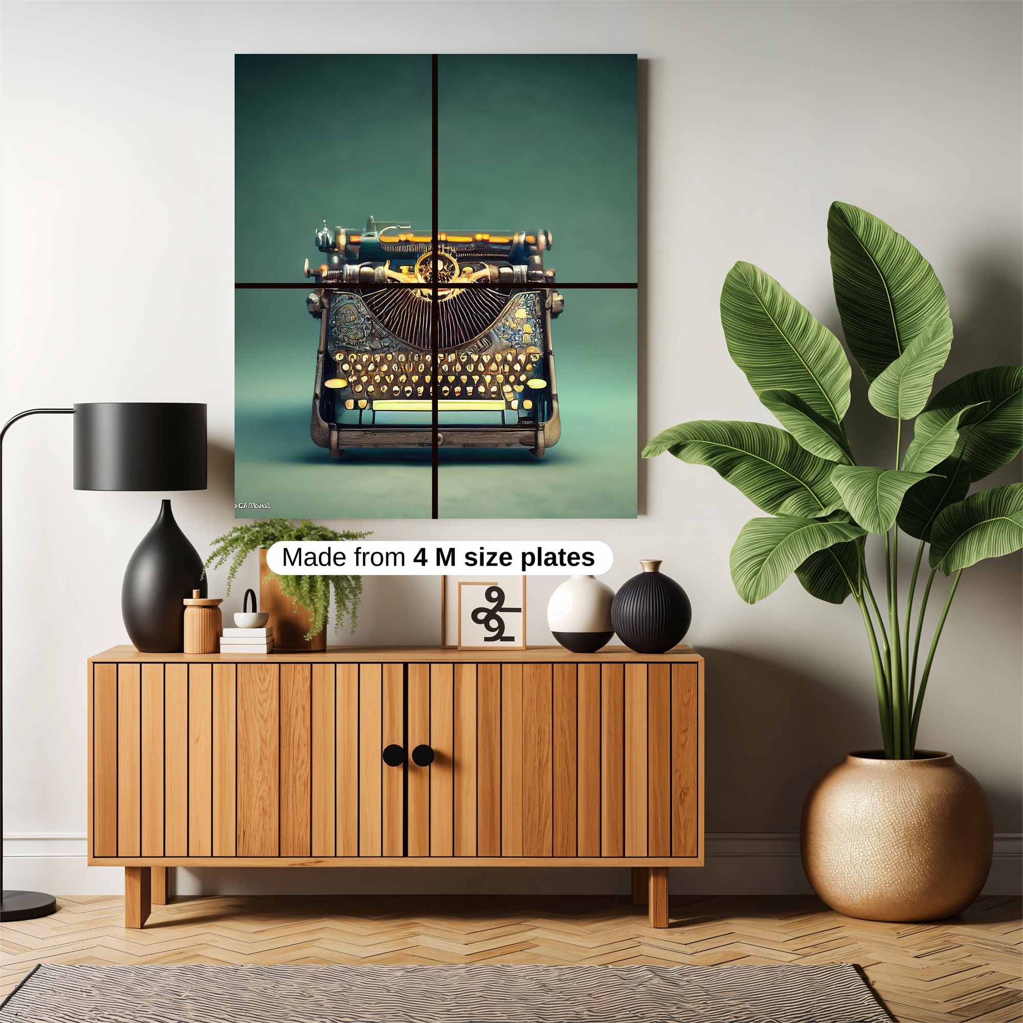 Typewriter Dream Safe Wall Magnetic / M