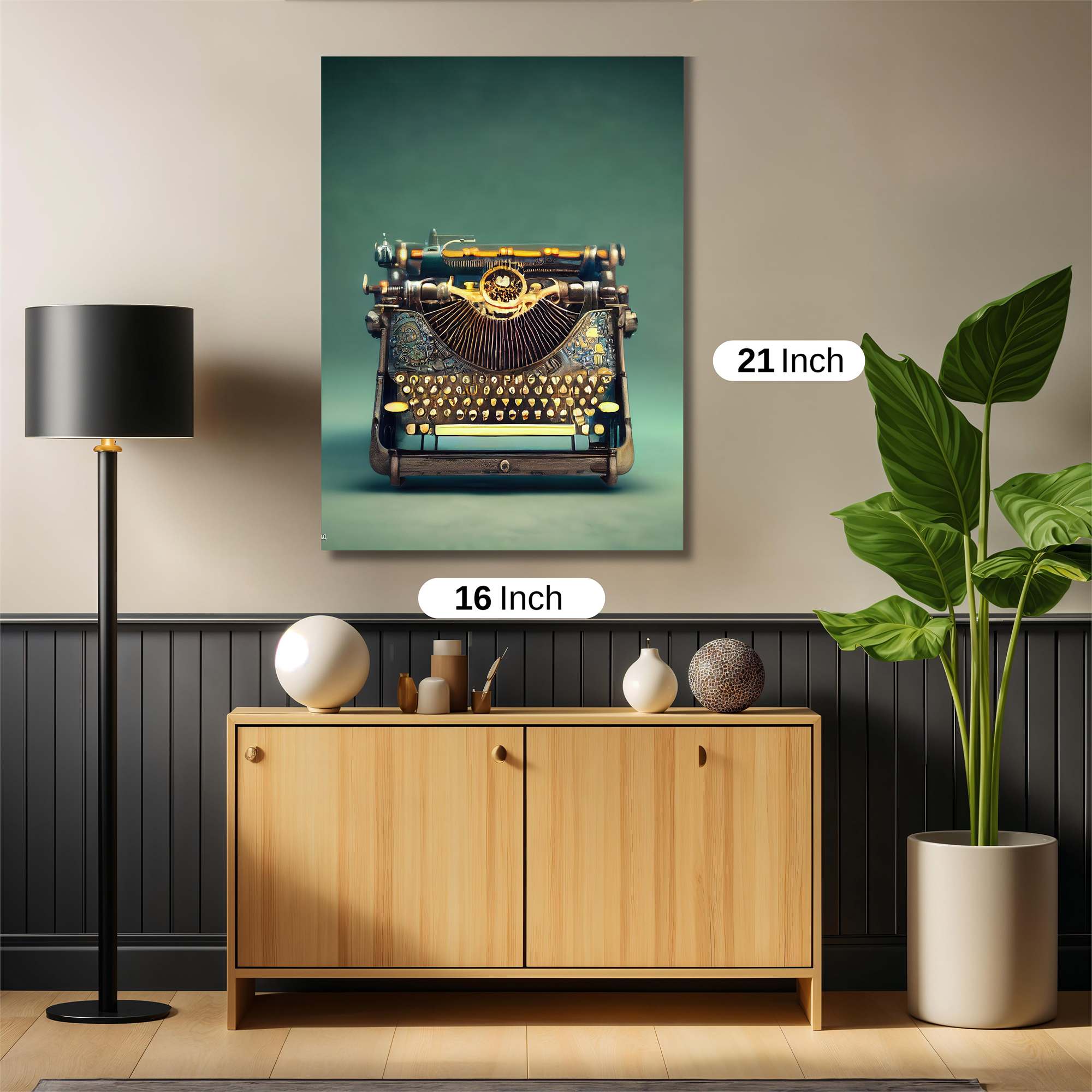 Typewriter Dream Safe Wall Magnetic / M