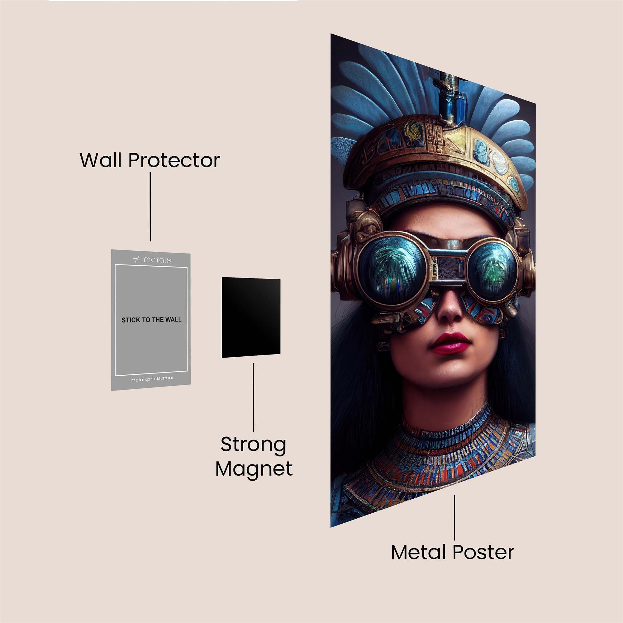 Aztec Visionary Safe Wall Magnetic / M