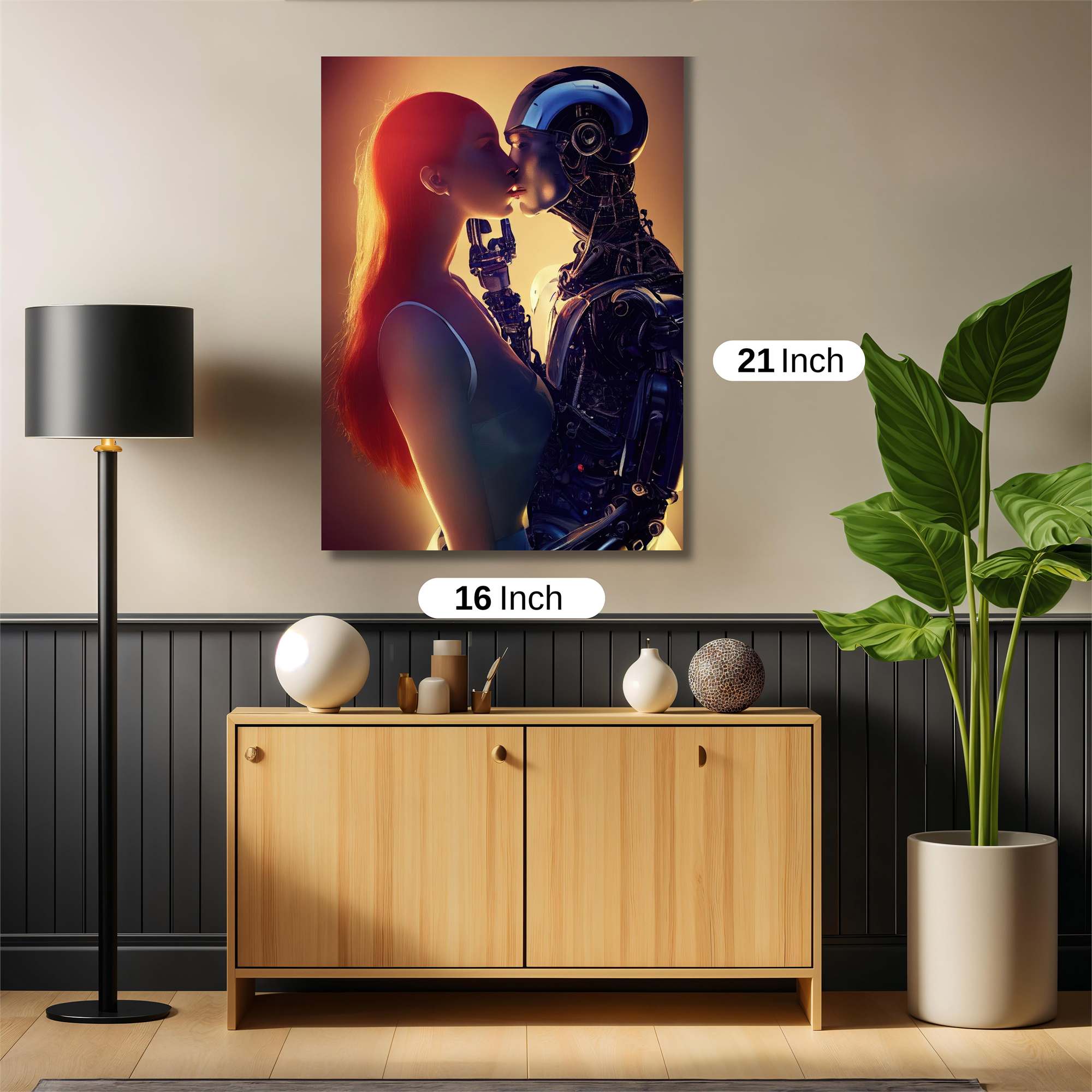 Robot Romance Safe Wall Magnetic / M