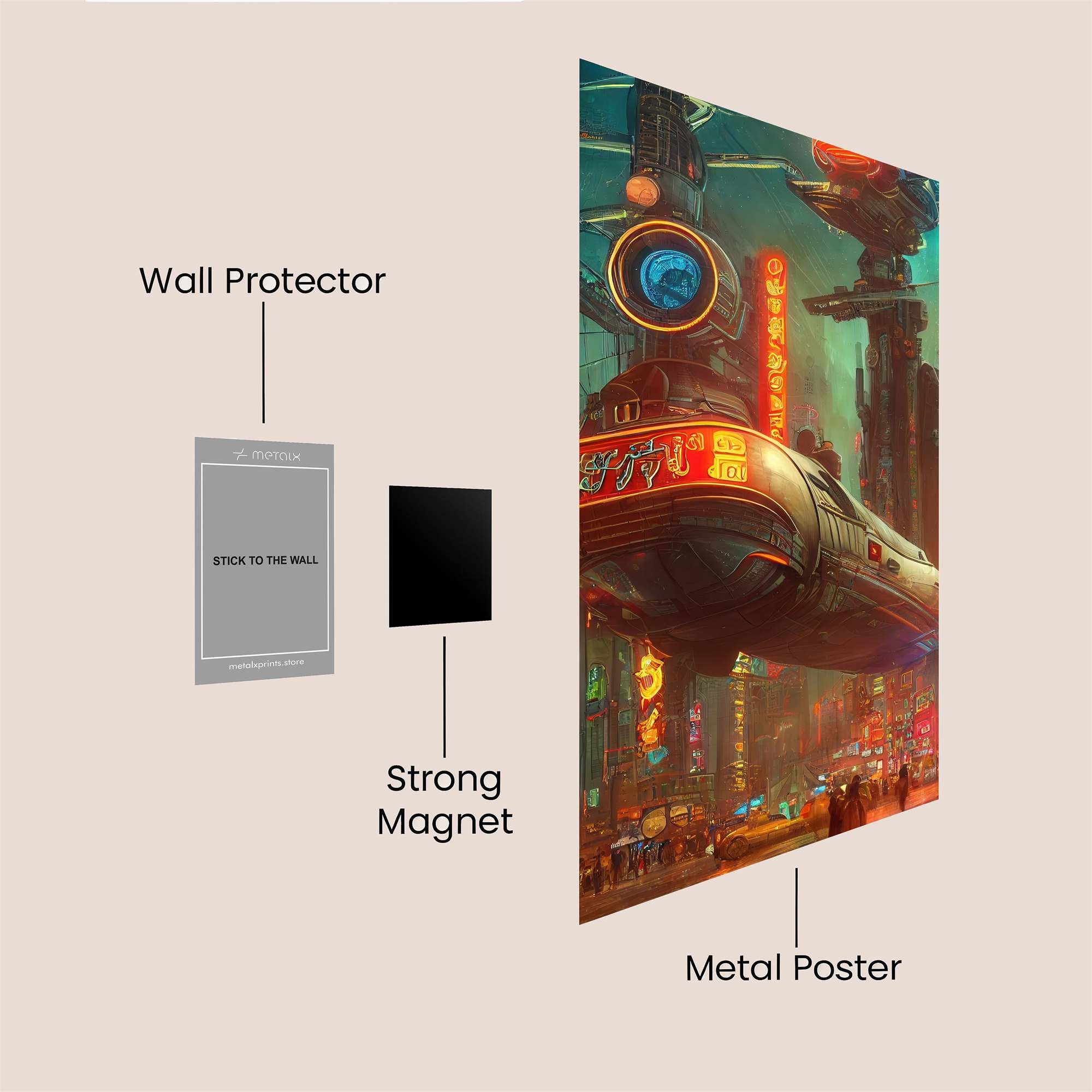 Cyberpunk Serenity Safe Wall Magnetic / M