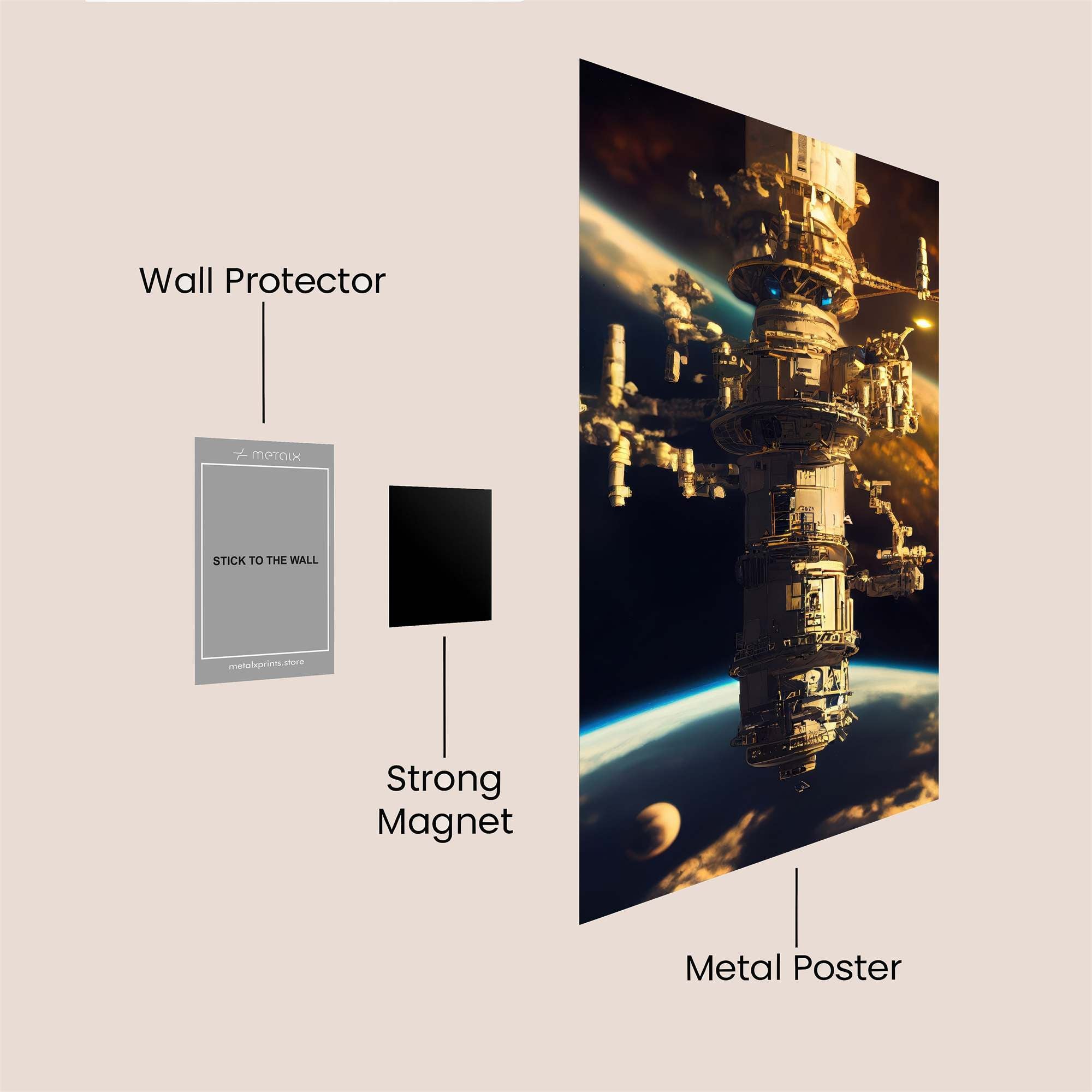 Space Odyssey Safe Wall Magnetic / M