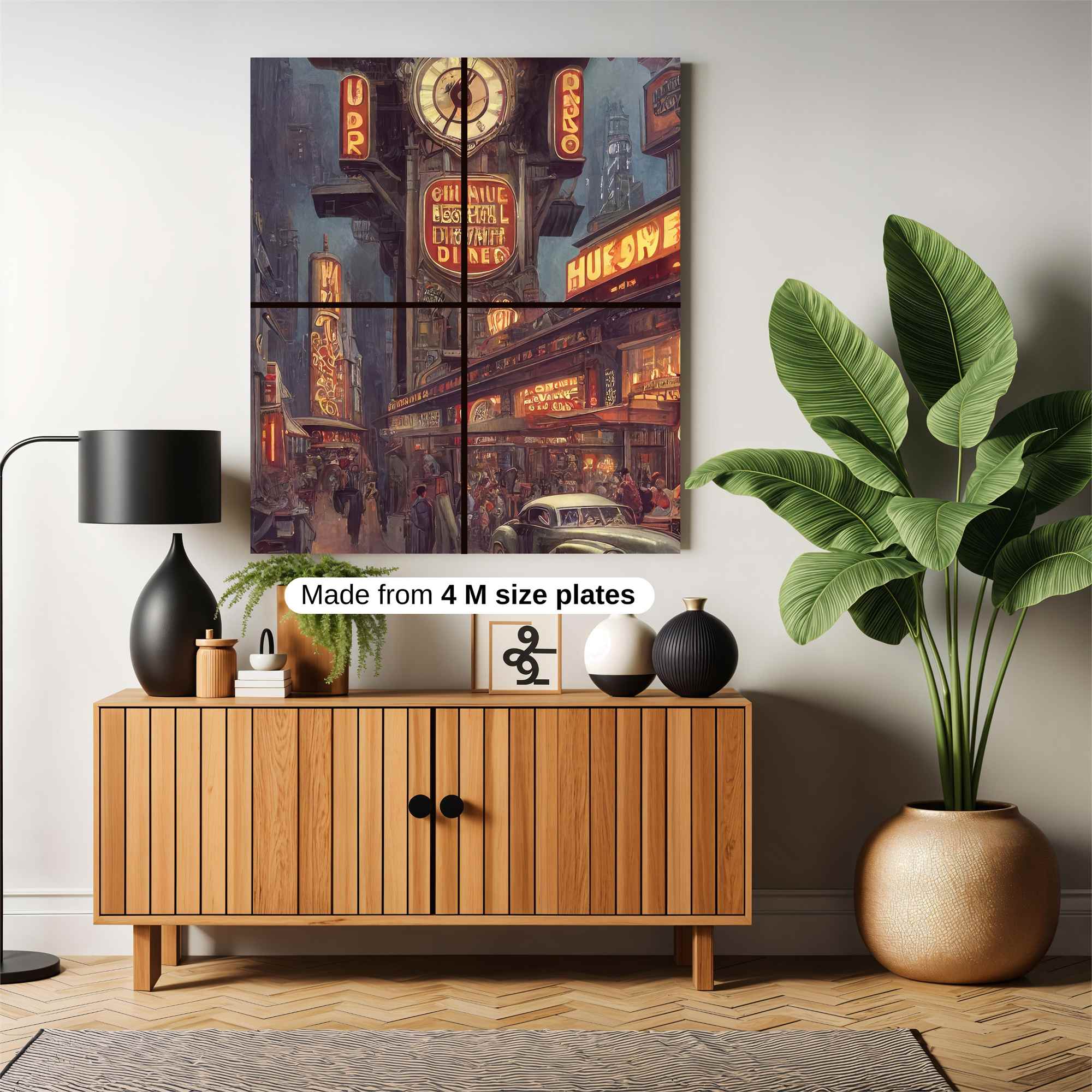 Neon Nostalgia Safe Wall Magnetic / M