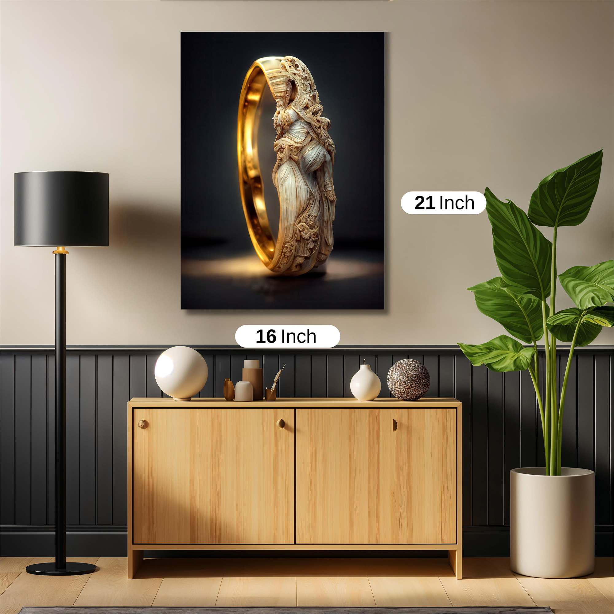Goddess Serene Safe Wall Magnetic / M