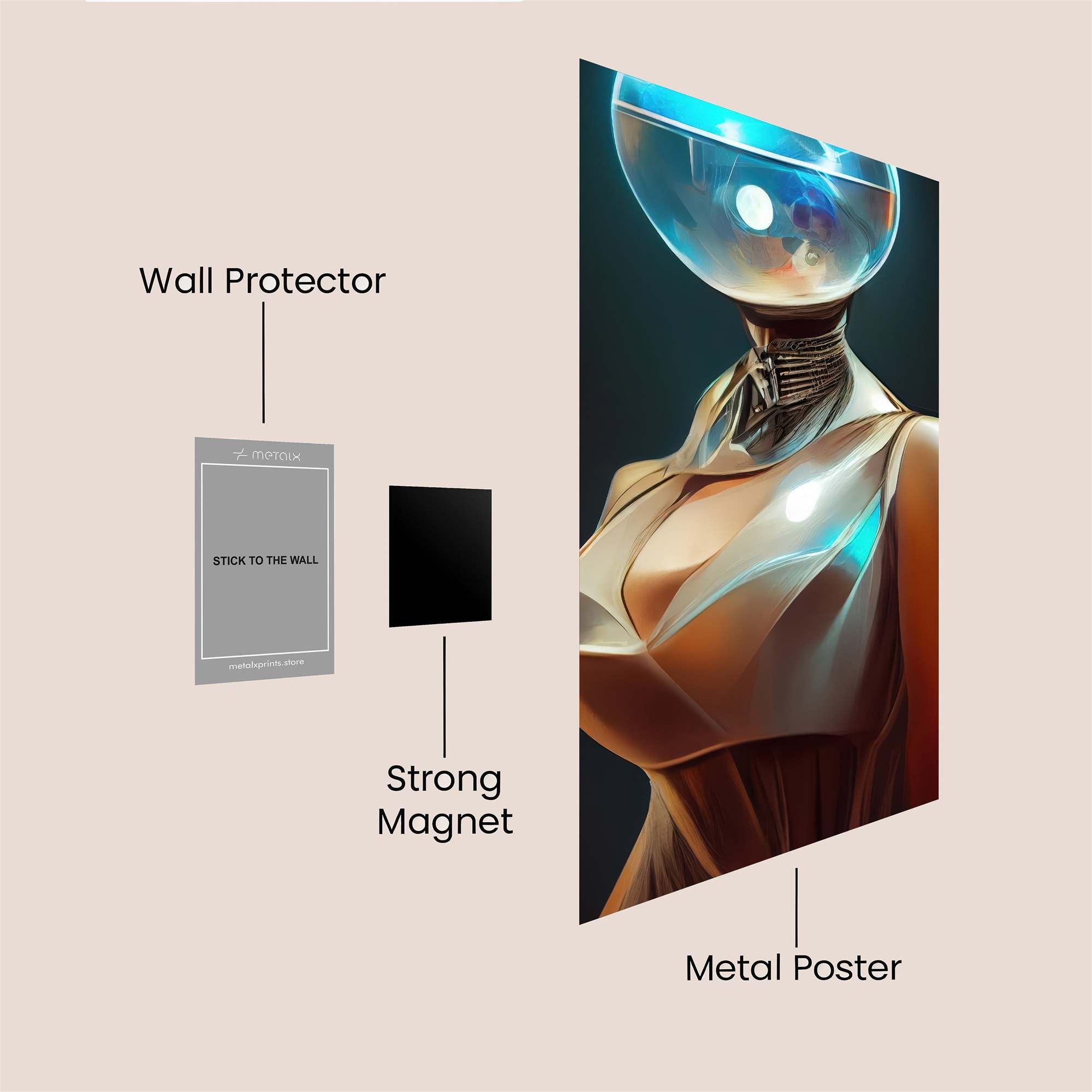 Aquatic Enigma Safe Wall Magnetic / M