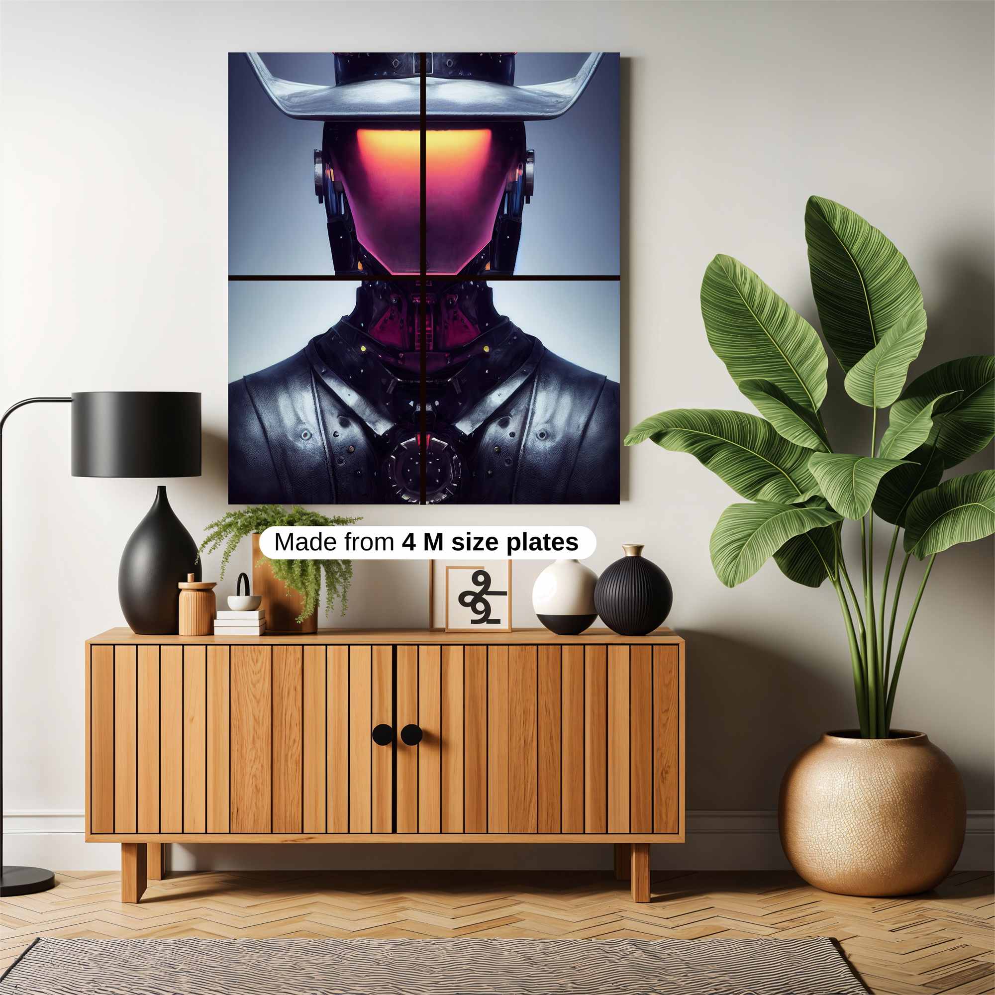 Robot Enigma Safe Wall Magnetic / M