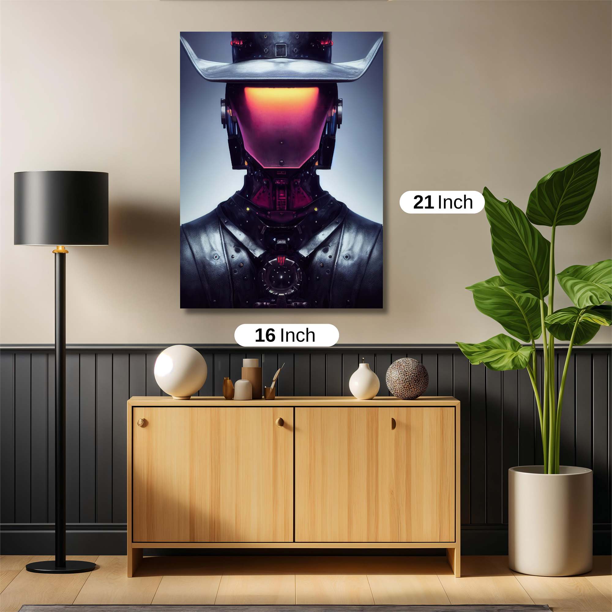 Robot Enigma Safe Wall Magnetic / M