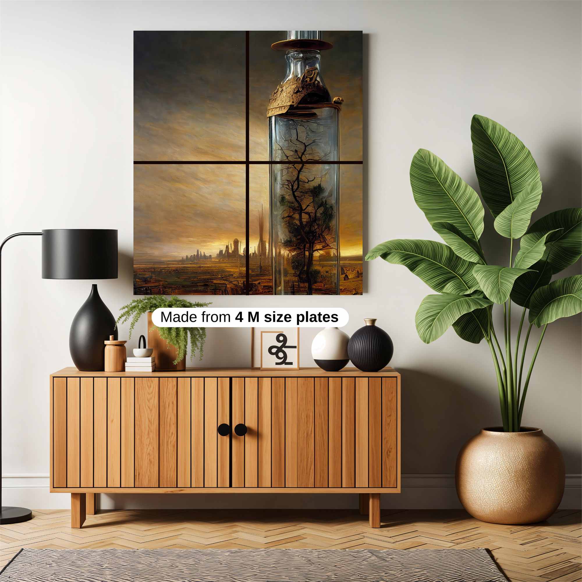 Bottled Desolation Safe Wall Magnetic / M