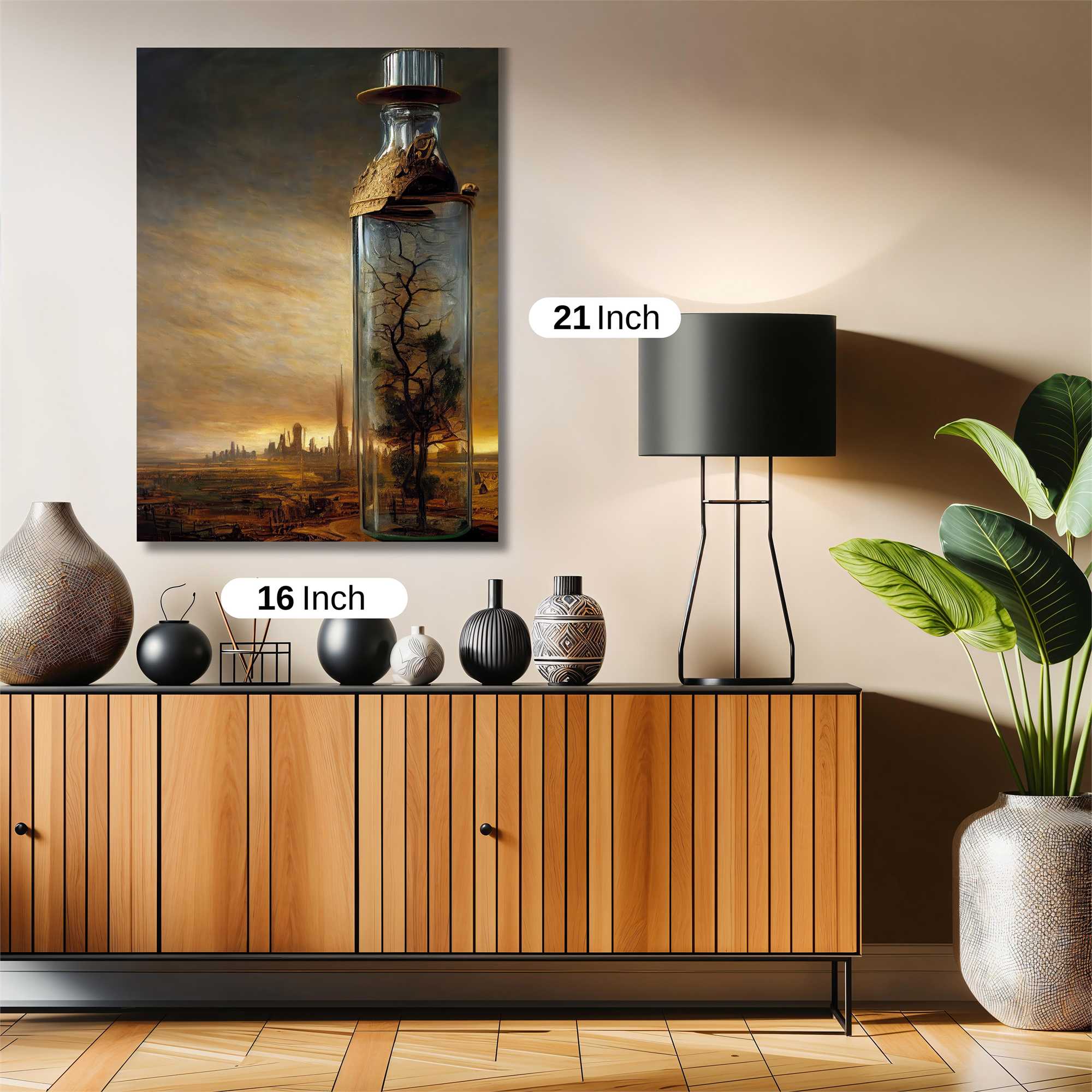 Bottled Desolation Safe Wall Magnetic / M
