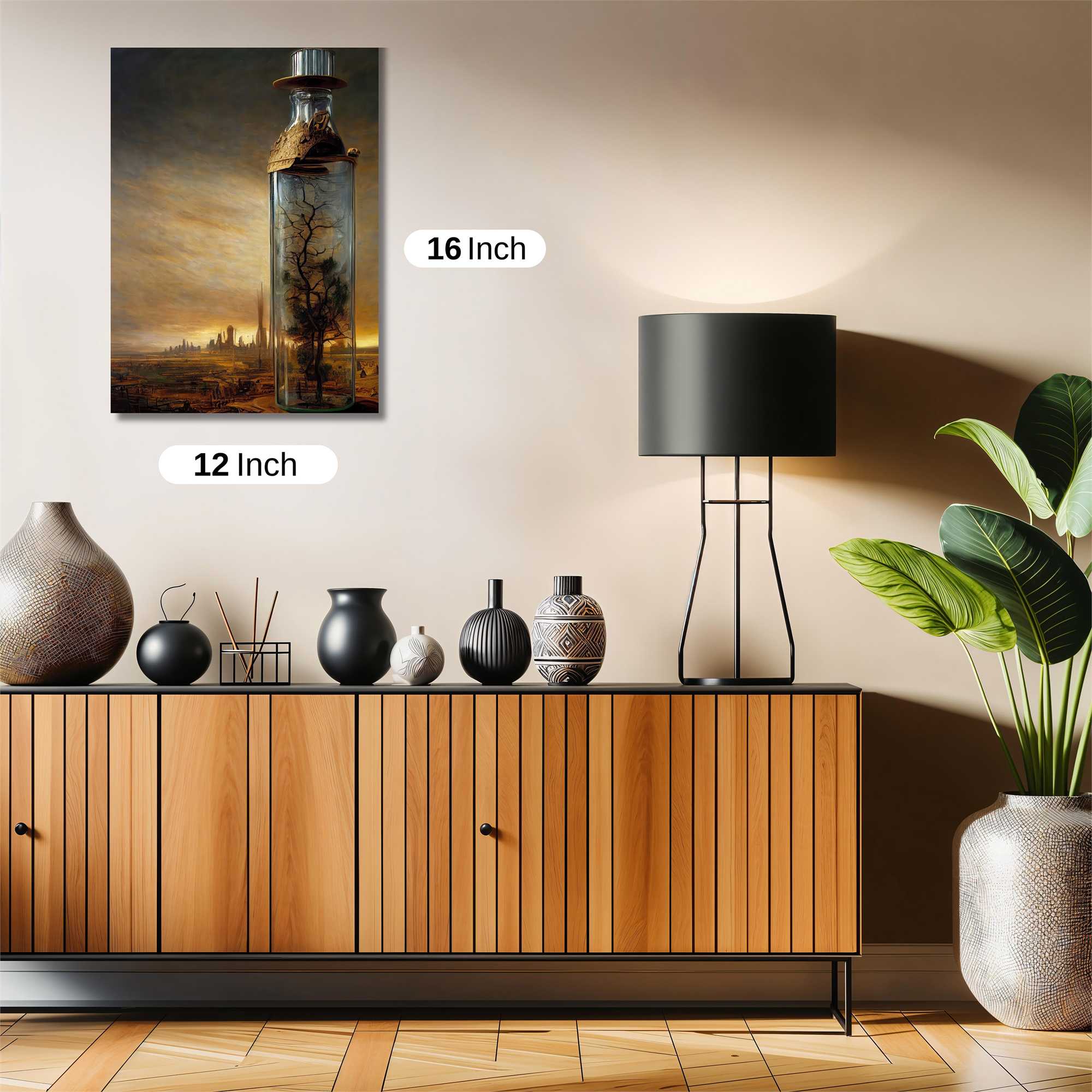 Bottled Desolation Safe Wall Magnetic / M
