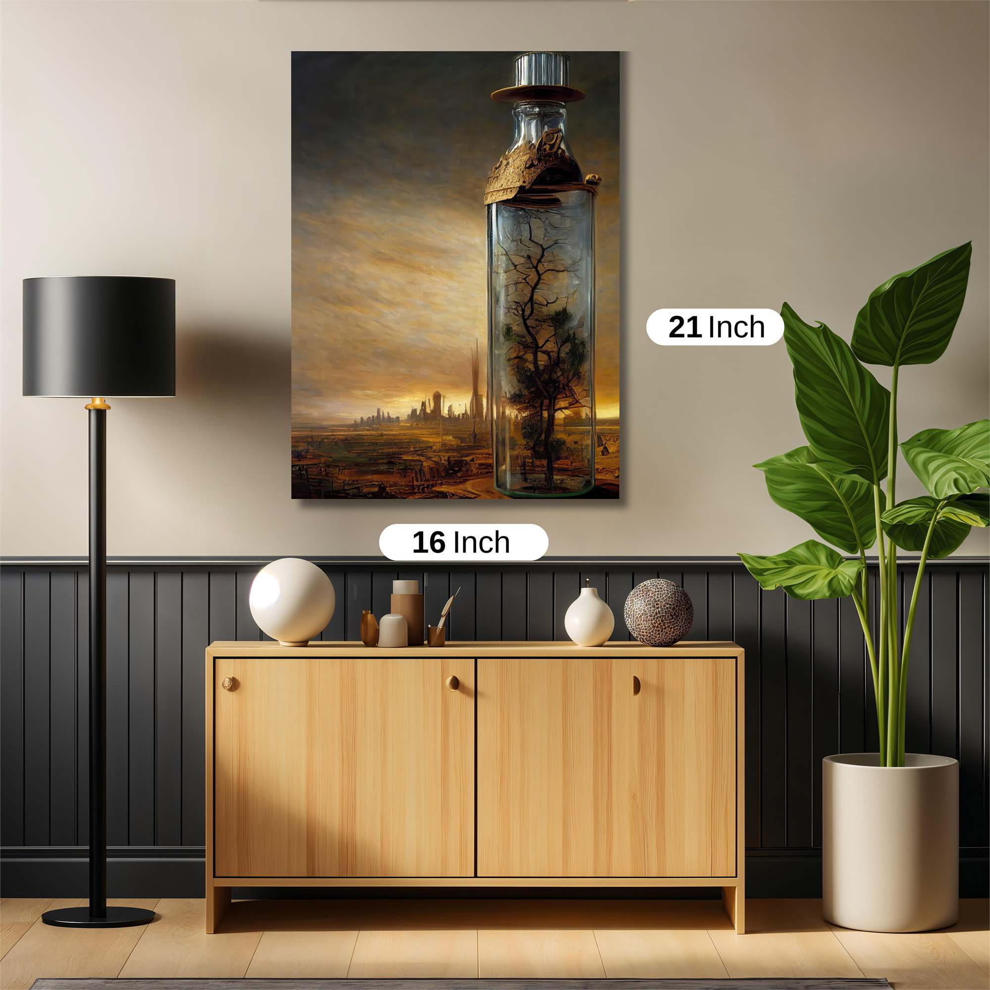 Bottled Desolation Safe Wall Magnetic / M