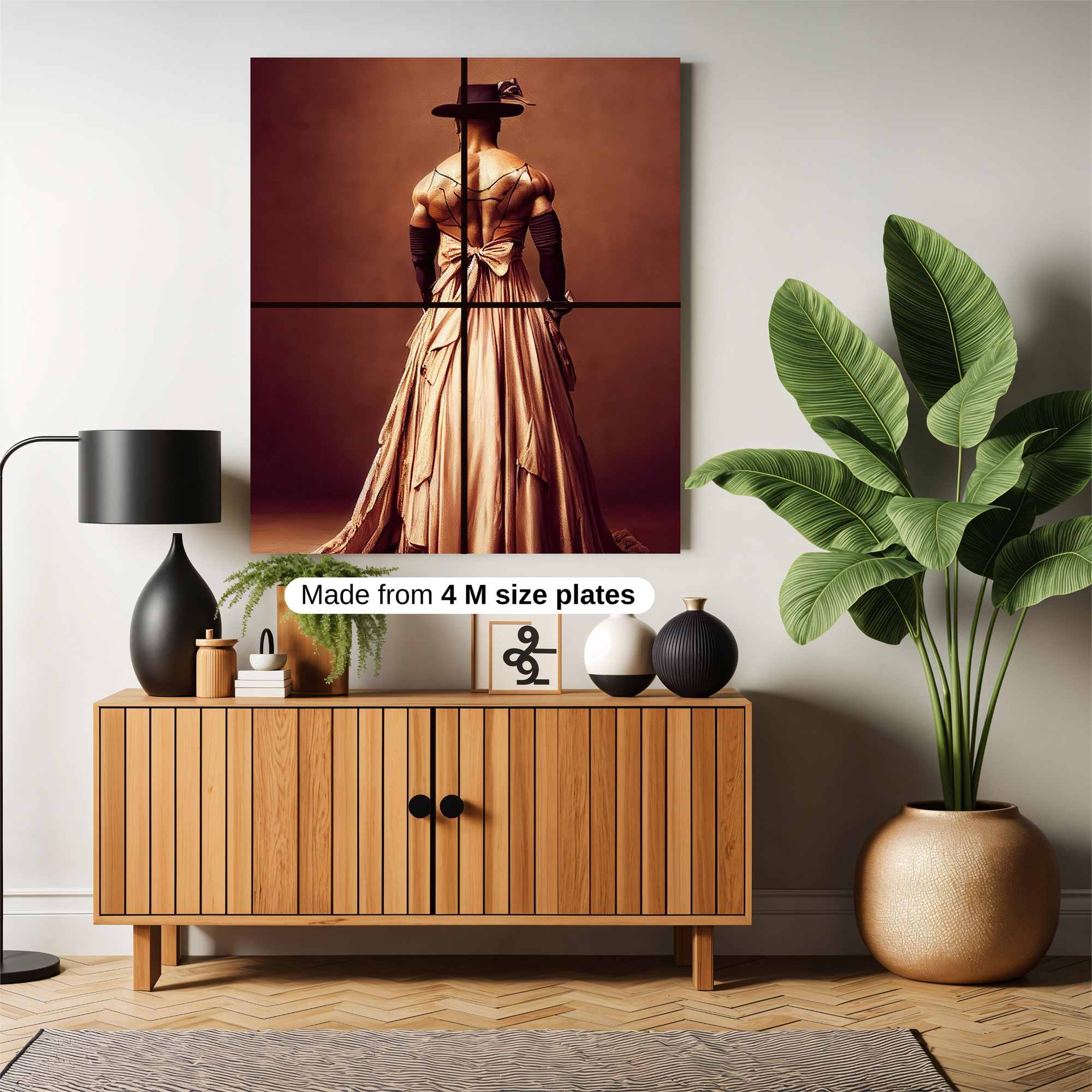 Glamourous Warrior Safe Wall Magnetic / M