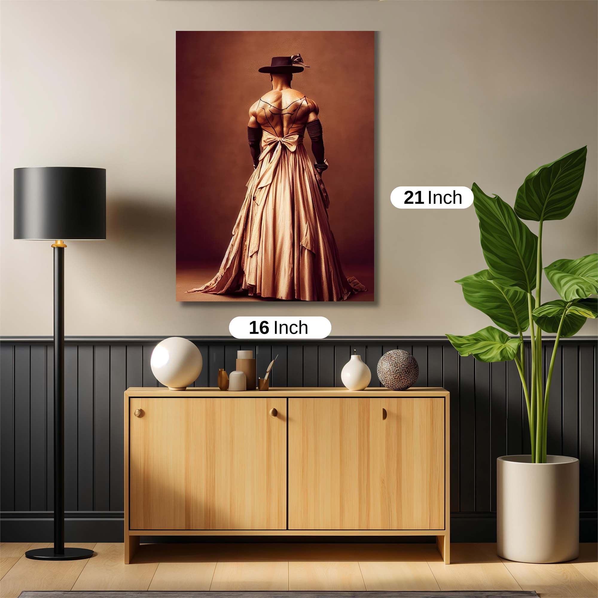 Glamourous Warrior Safe Wall Magnetic / M