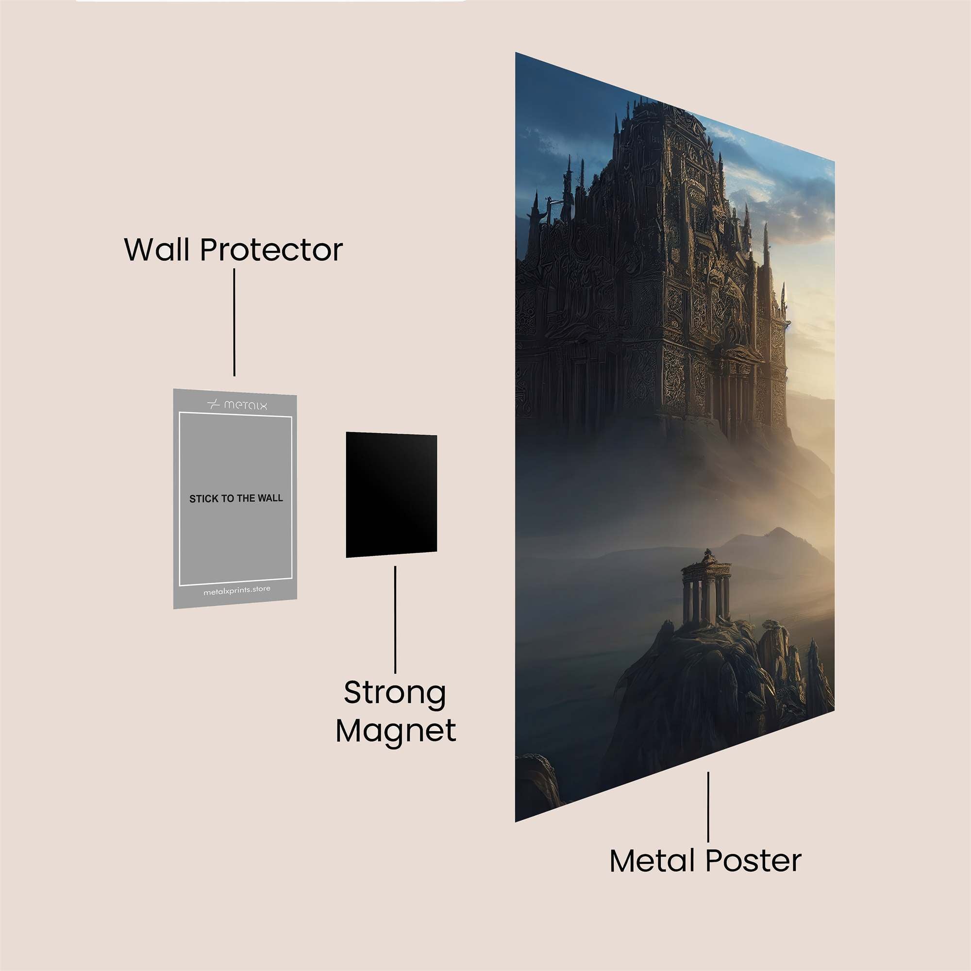 Gothic Majesty Safe Wall Magnetic / M