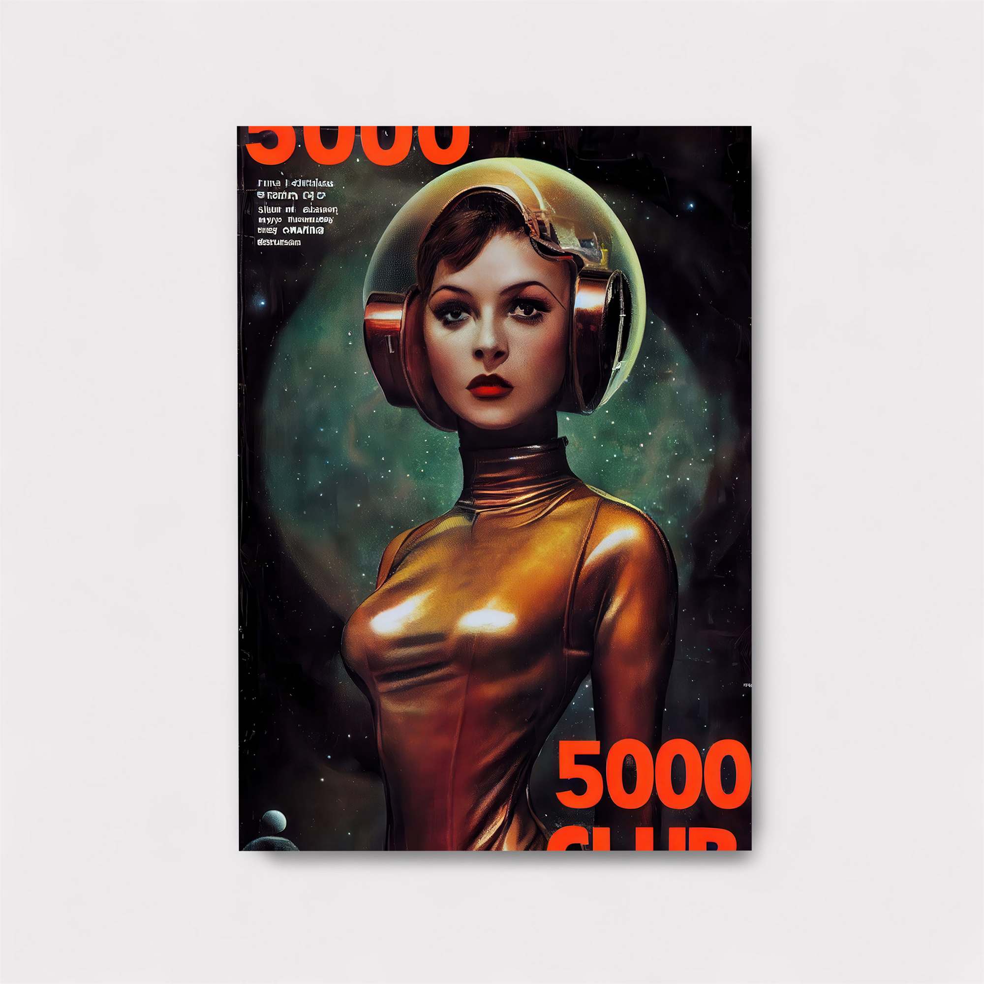 Astronaut Enigma Safe Wall Magnetic / M