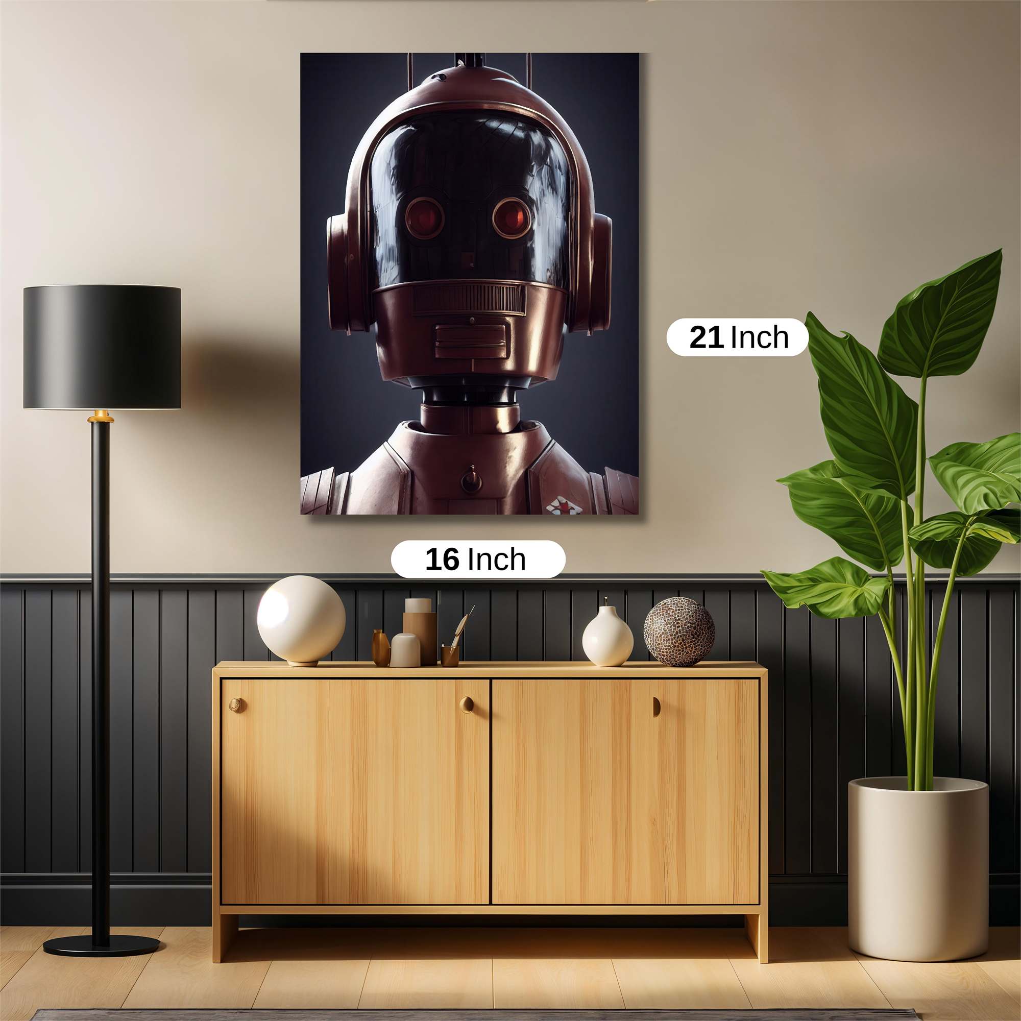 Robot Intrigue Safe Wall Magnetic / M