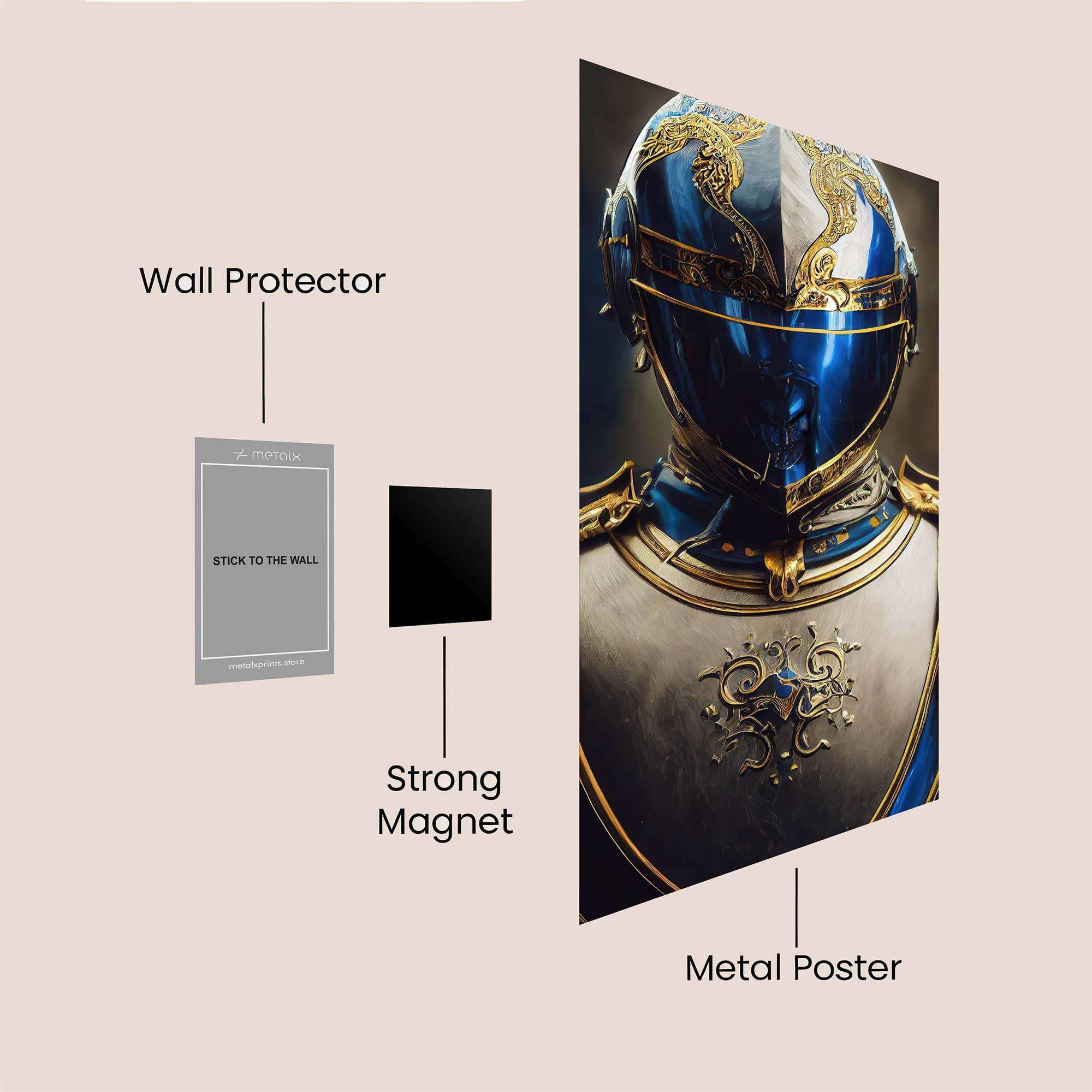 Knight Regal Safe Wall Magnetic / M