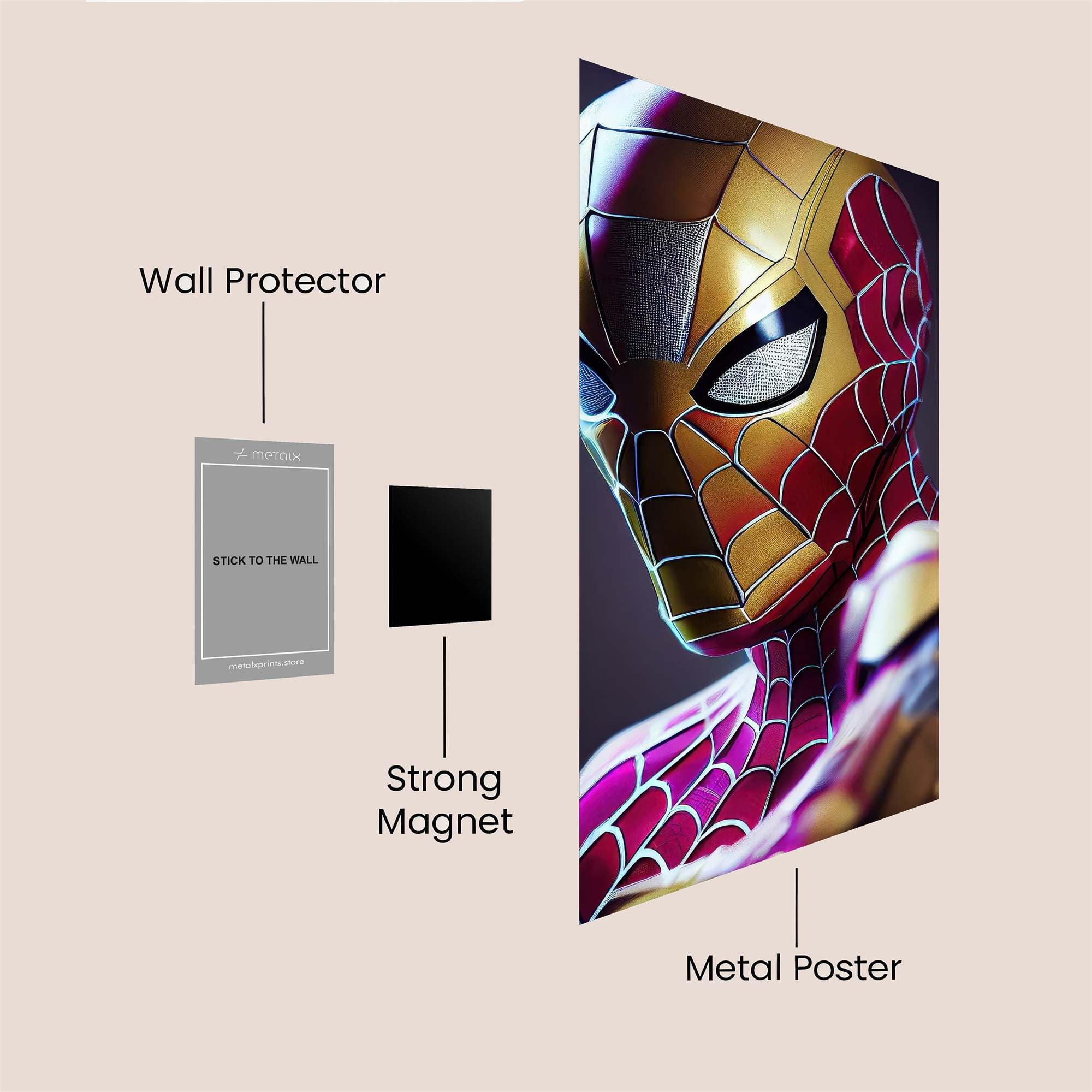 Iron Fusion Safe Wall Magnetic / M