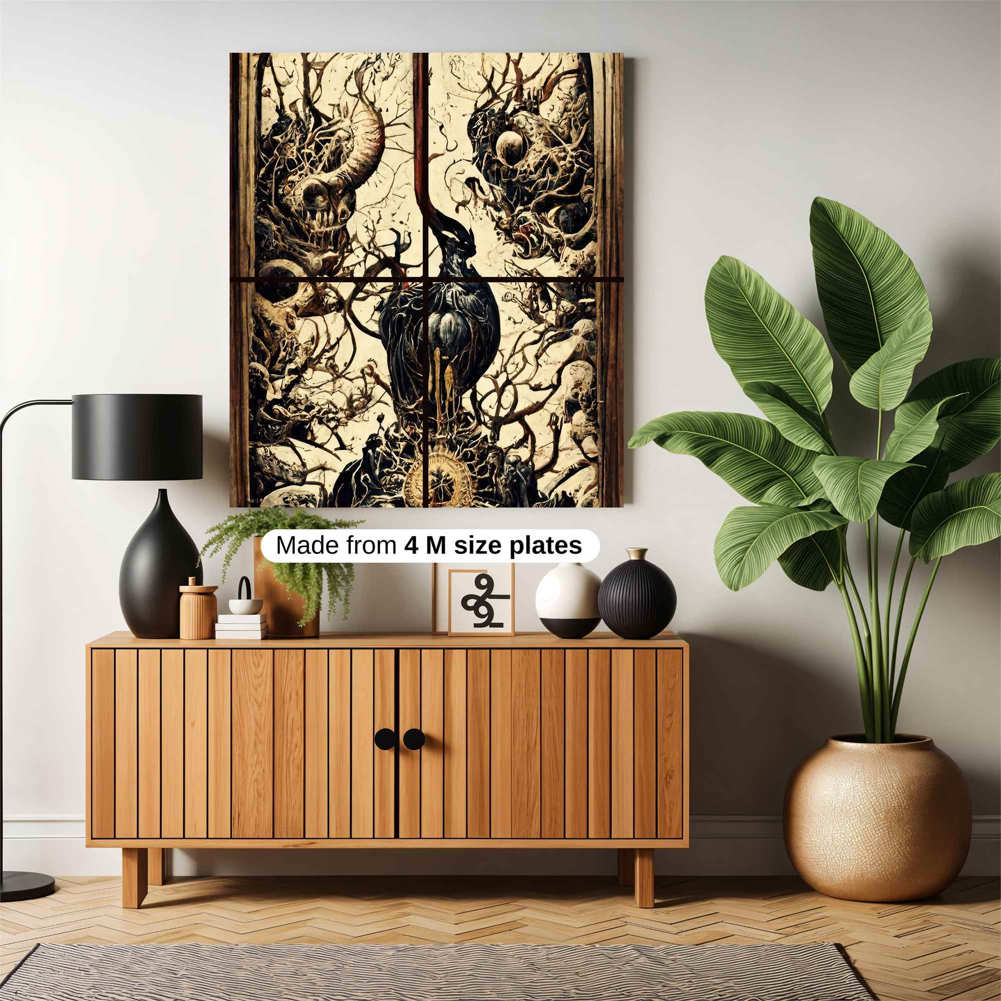 Skull Enigma Safe Wall Magnetic / M