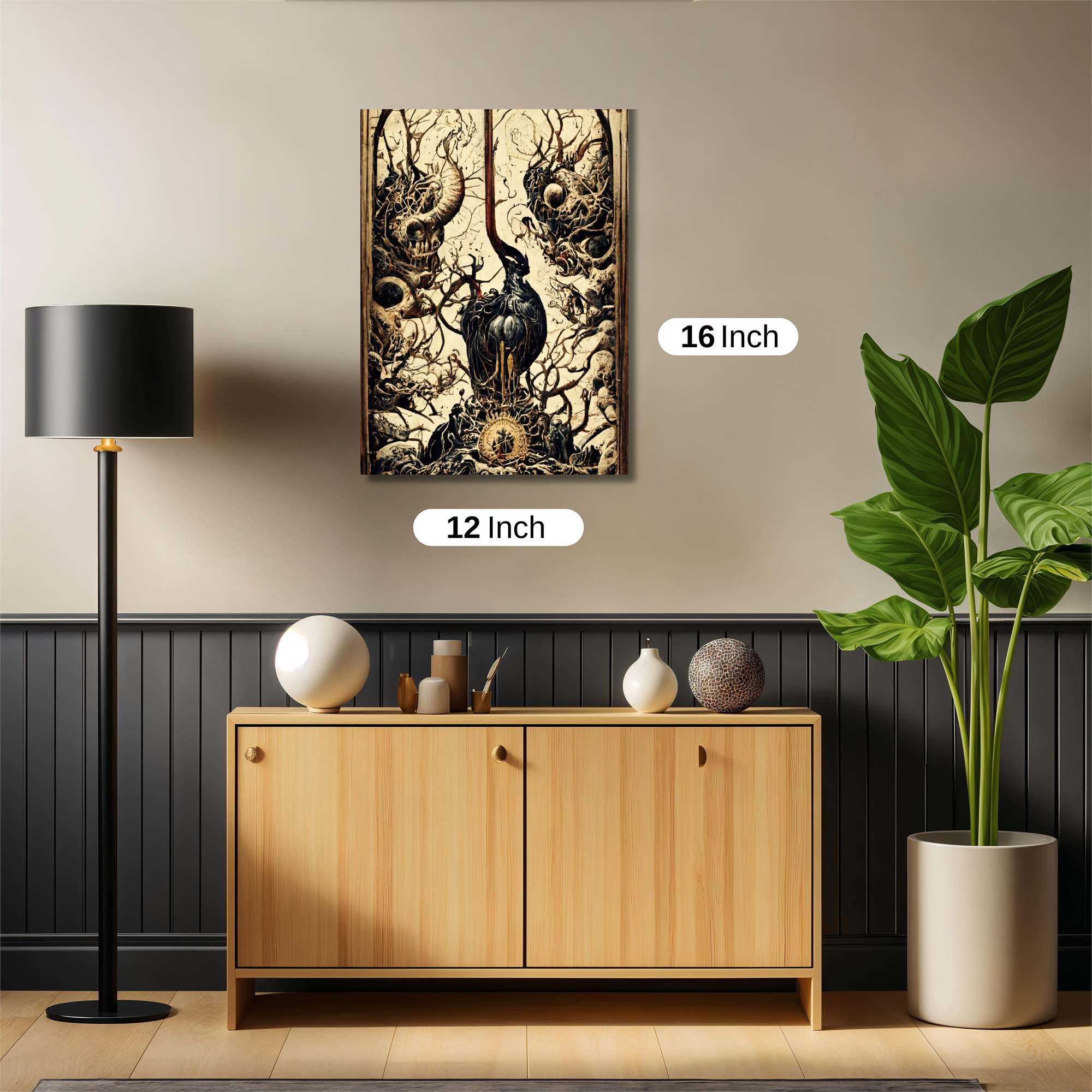 Skull Enigma Safe Wall Magnetic / M