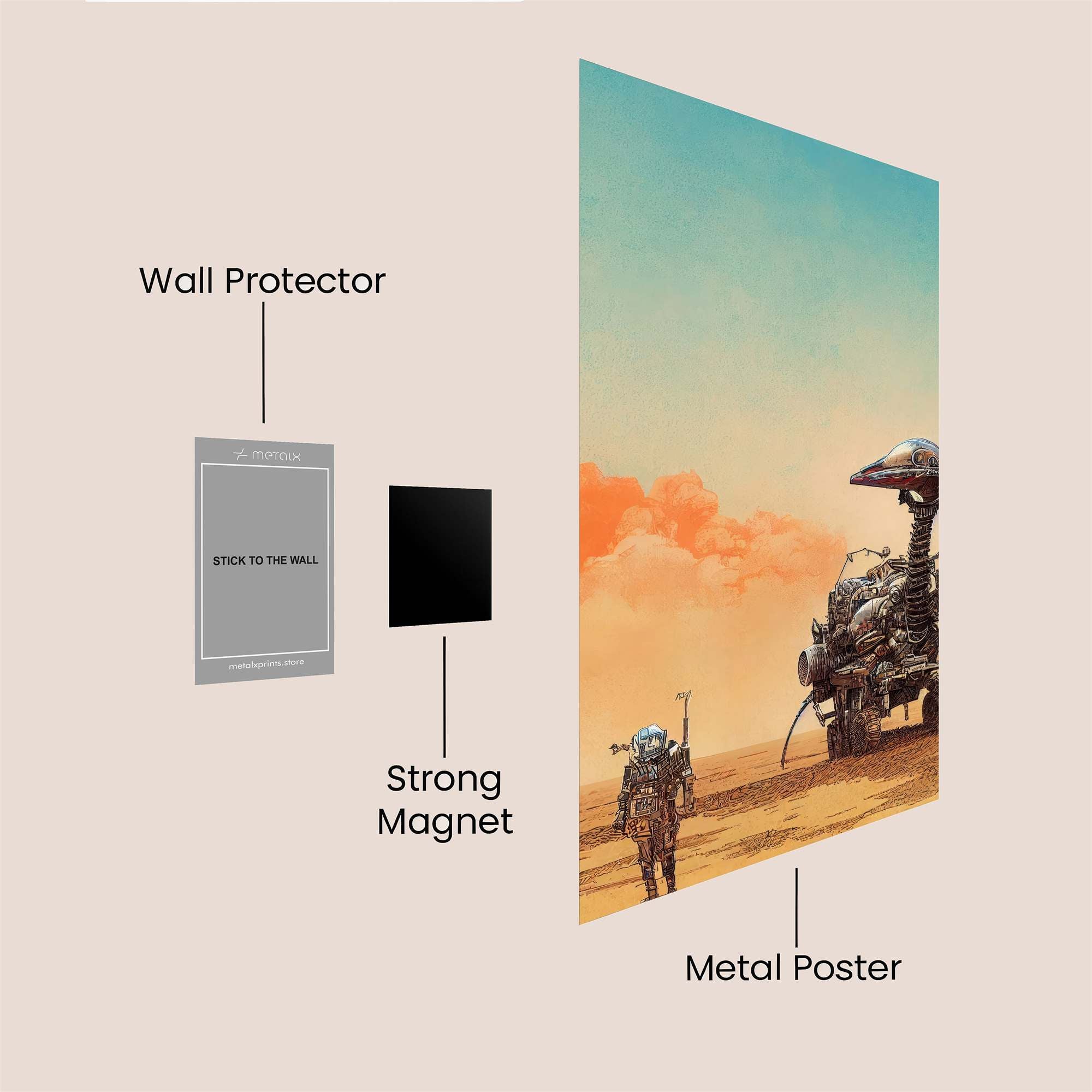 Robot Odyssey Safe Wall Magnetic / M
