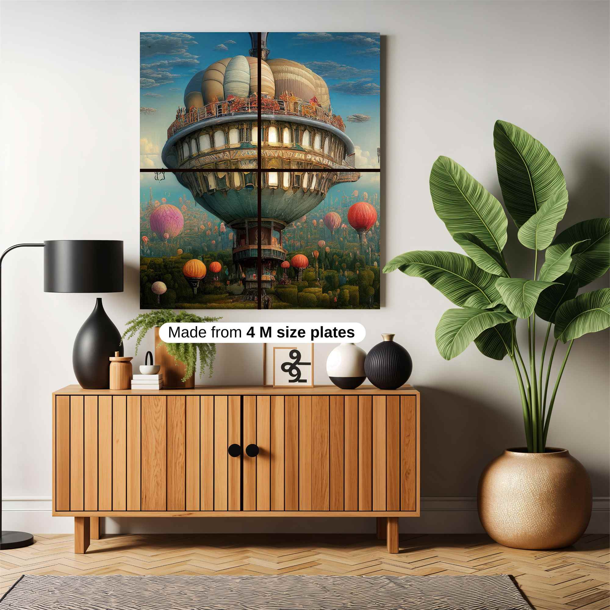 Airship Whimsy Safe Wall Magnetic / M