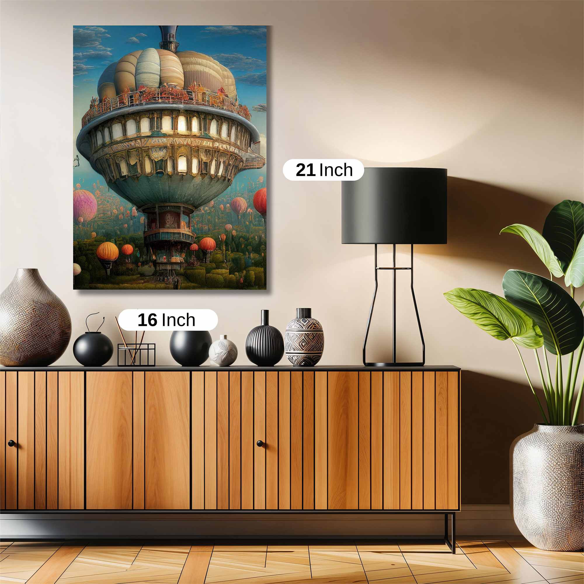 Airship Whimsy Safe Wall Magnetic / M