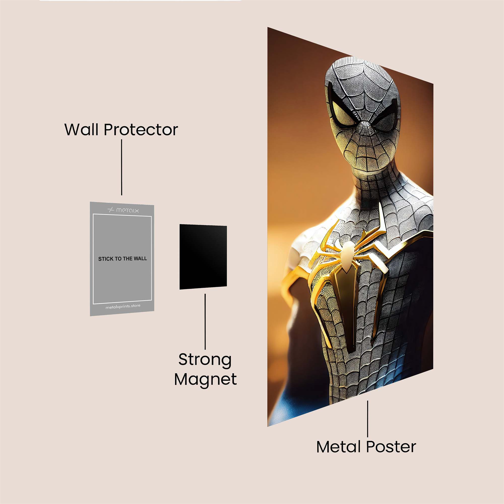 Spider Regal Safe Wall Magnetic / M