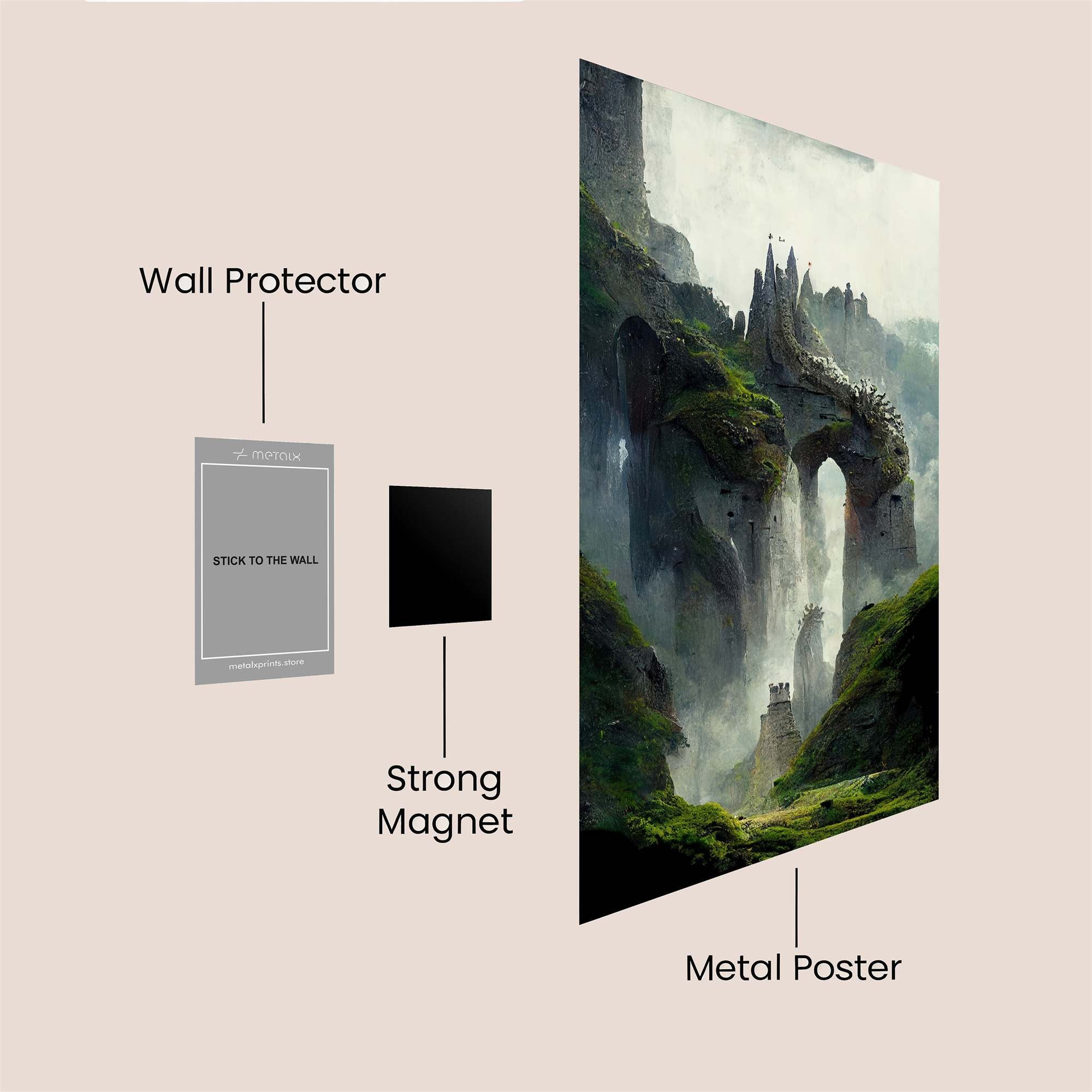 Dragonwatch Serenity Safe Wall Magnetic / M