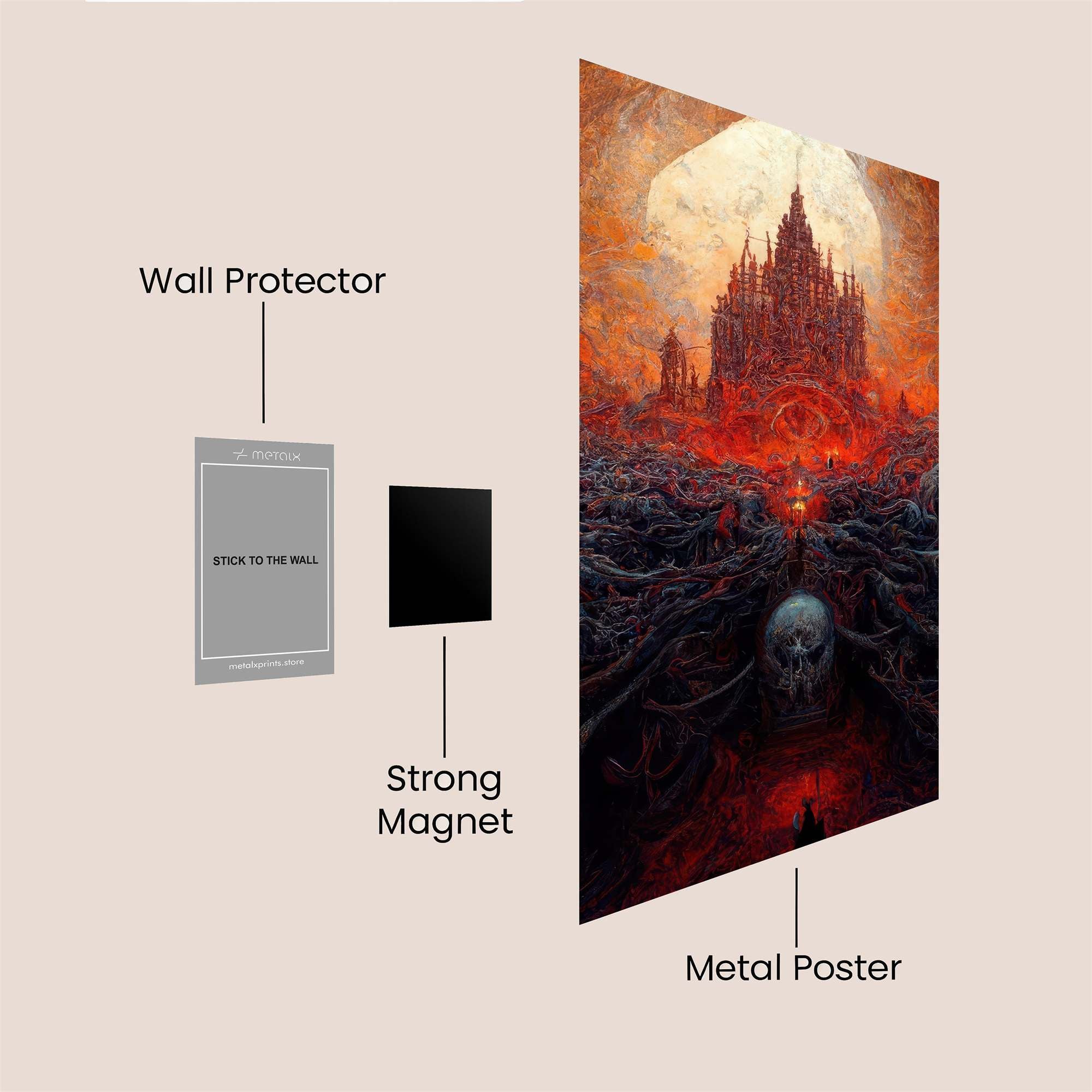 Castle Torment Safe Wall Magnetic / M