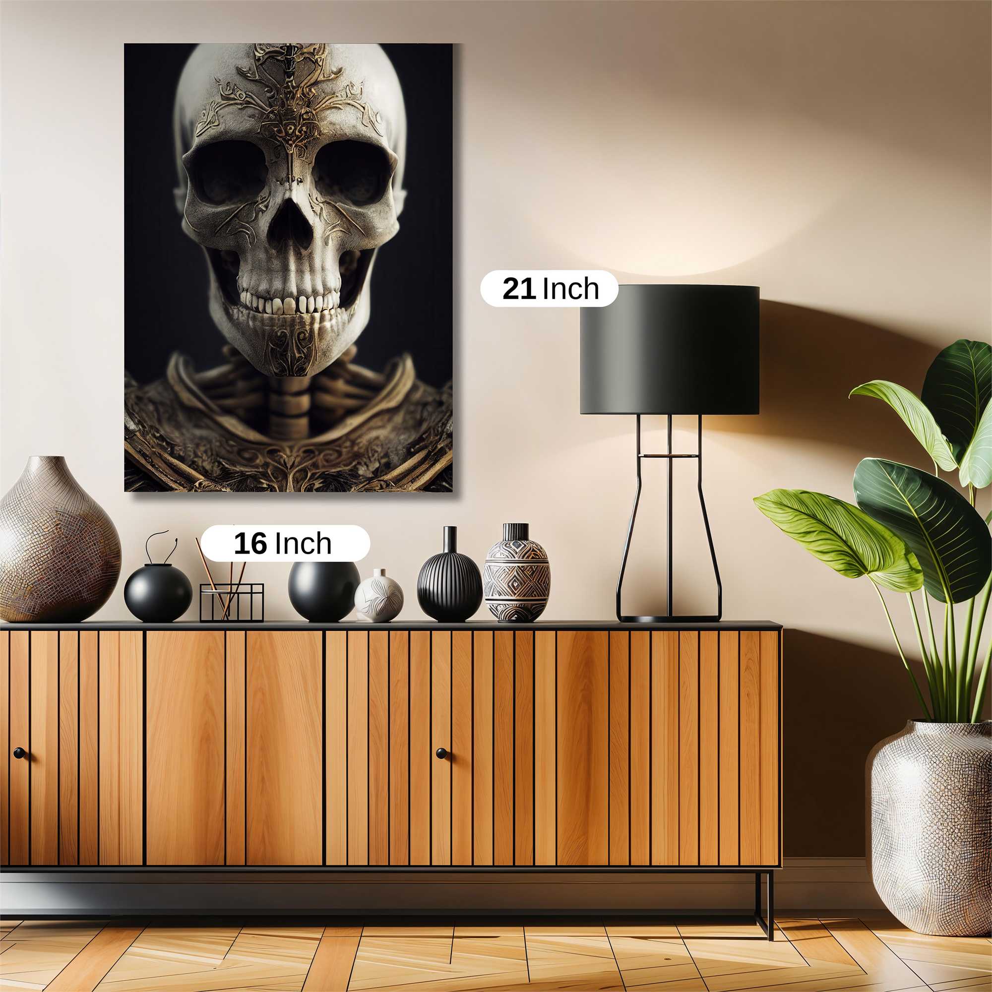 Skull Regal Safe Wall Magnetic / M