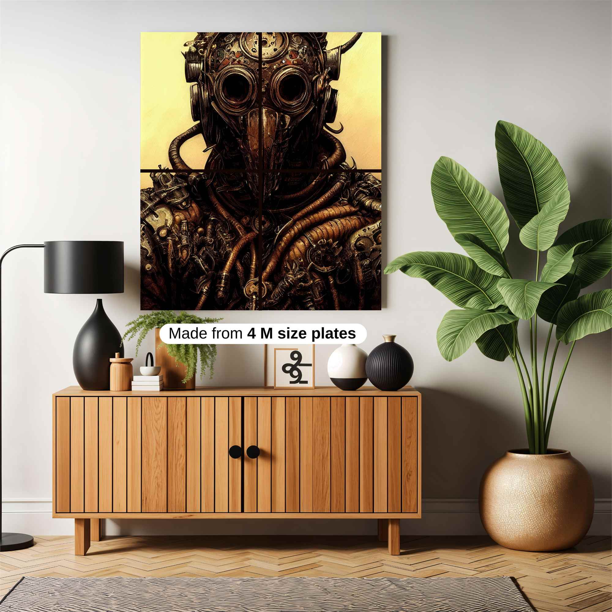 Steampunk Gloom Safe Wall Magnetic / M